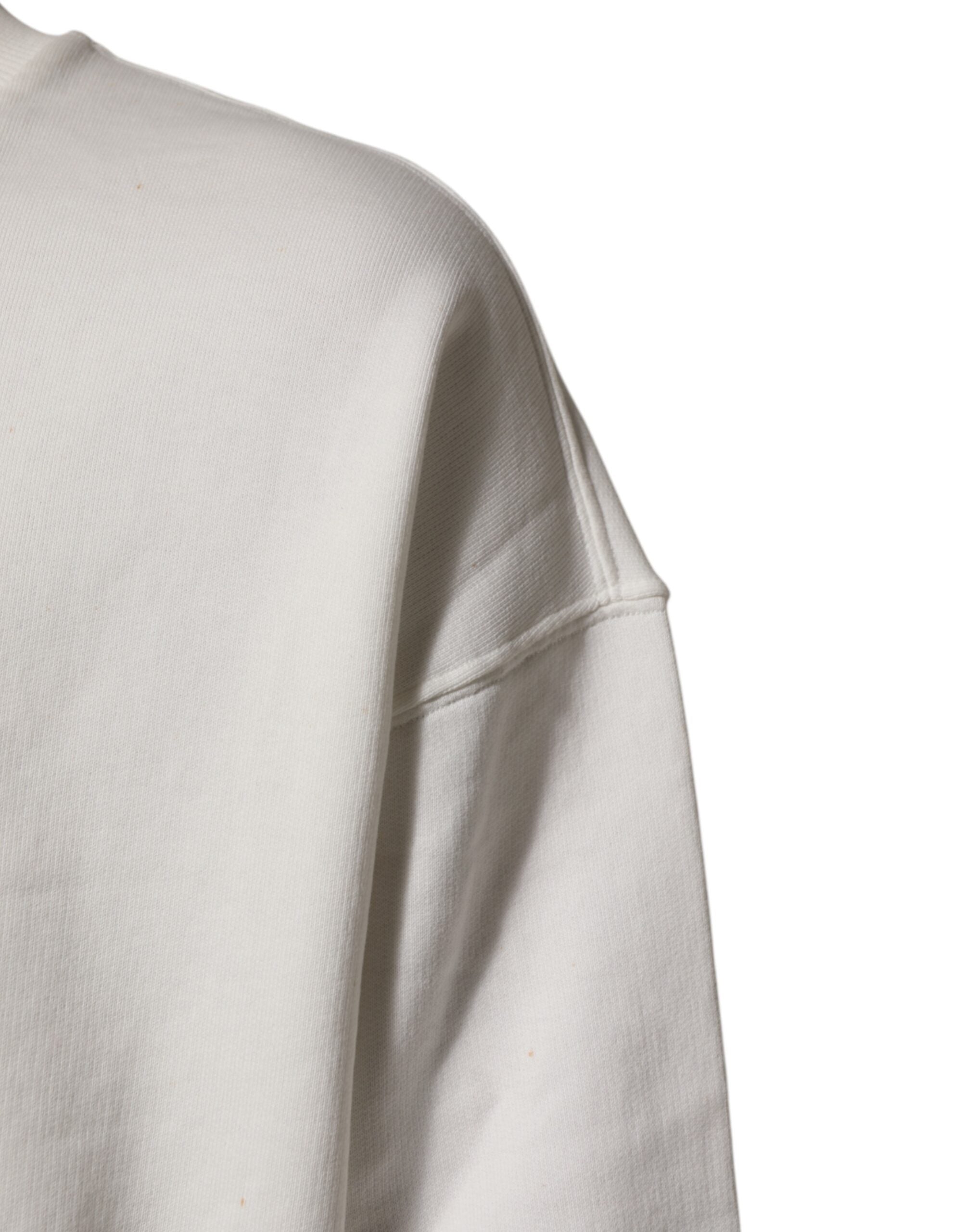 Dolce & Gabbana White DG Logo Crew Neck Sweatshirt Sweater