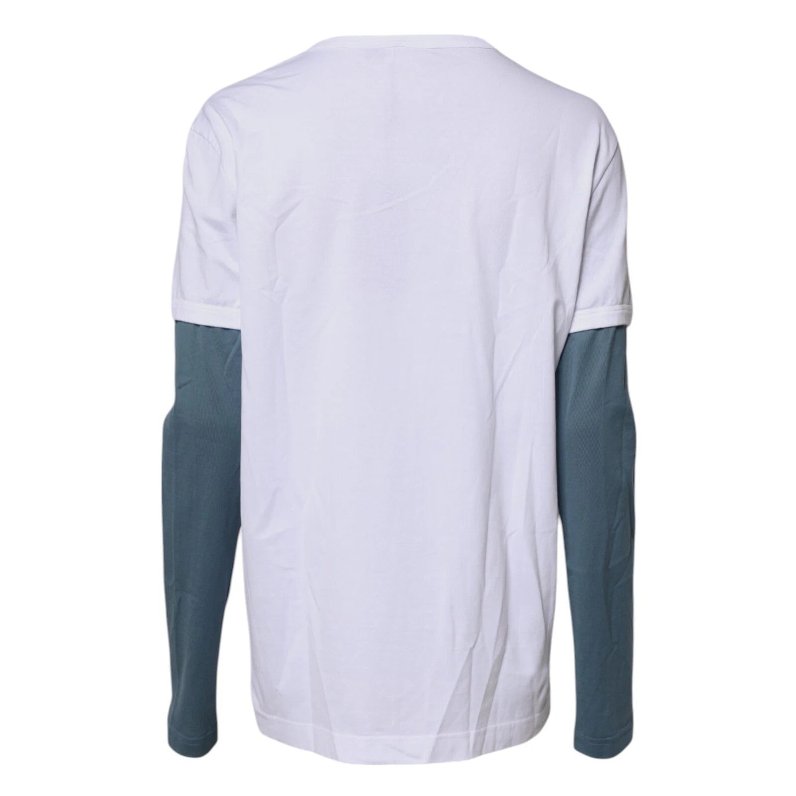 Indulge in the exquisite Dolce & Gabbana White Graphic Print Cotton Crew Neck T-shirt, a timeless piece of luxury crafted in Italy, embodying elegance and artisan craftsmanship for the discerning individual.
