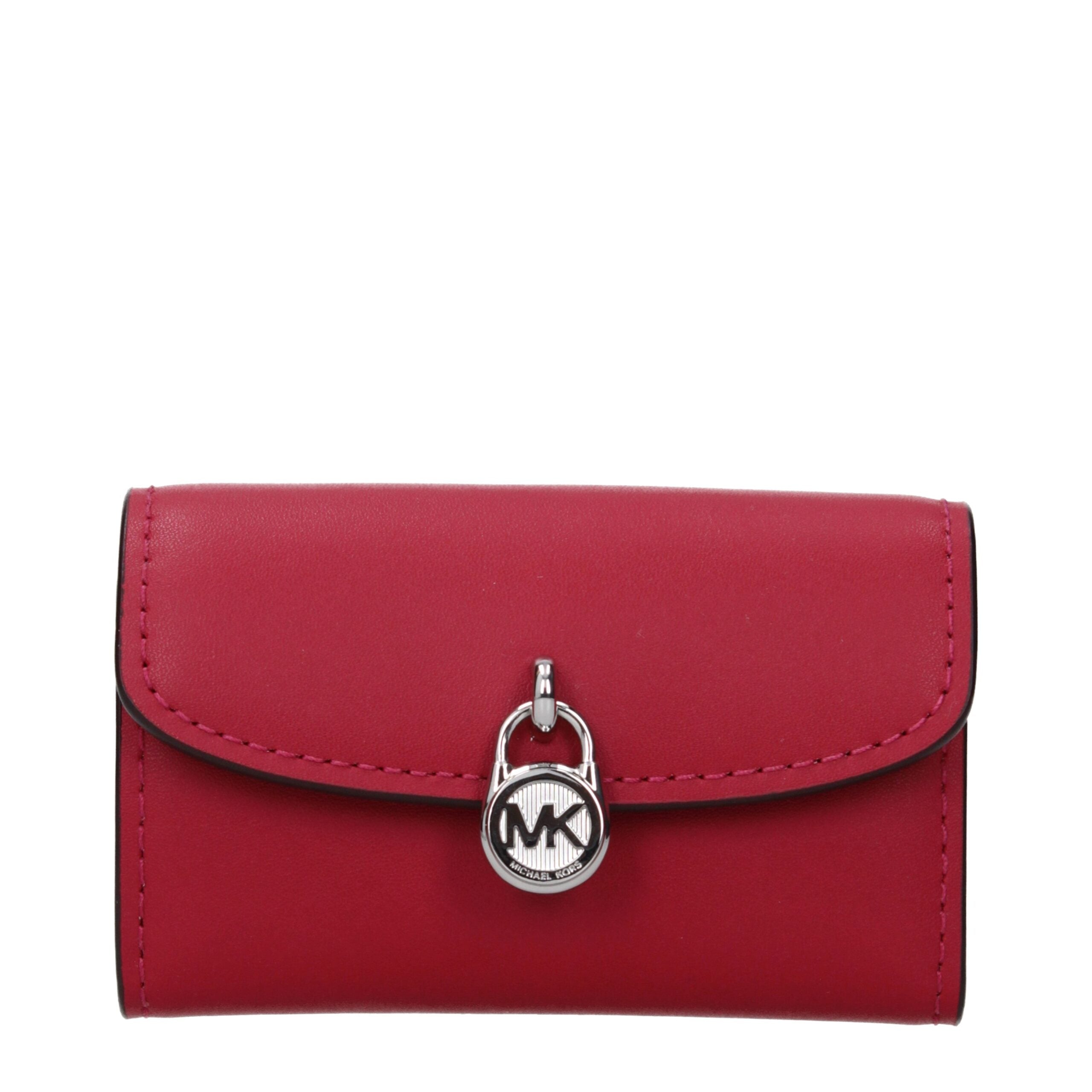 Discover the Michael Kors Red Leather Wallet, a testament to exquisite craftsmanship and bold elegance, perfect for those who embody sophistication and style.