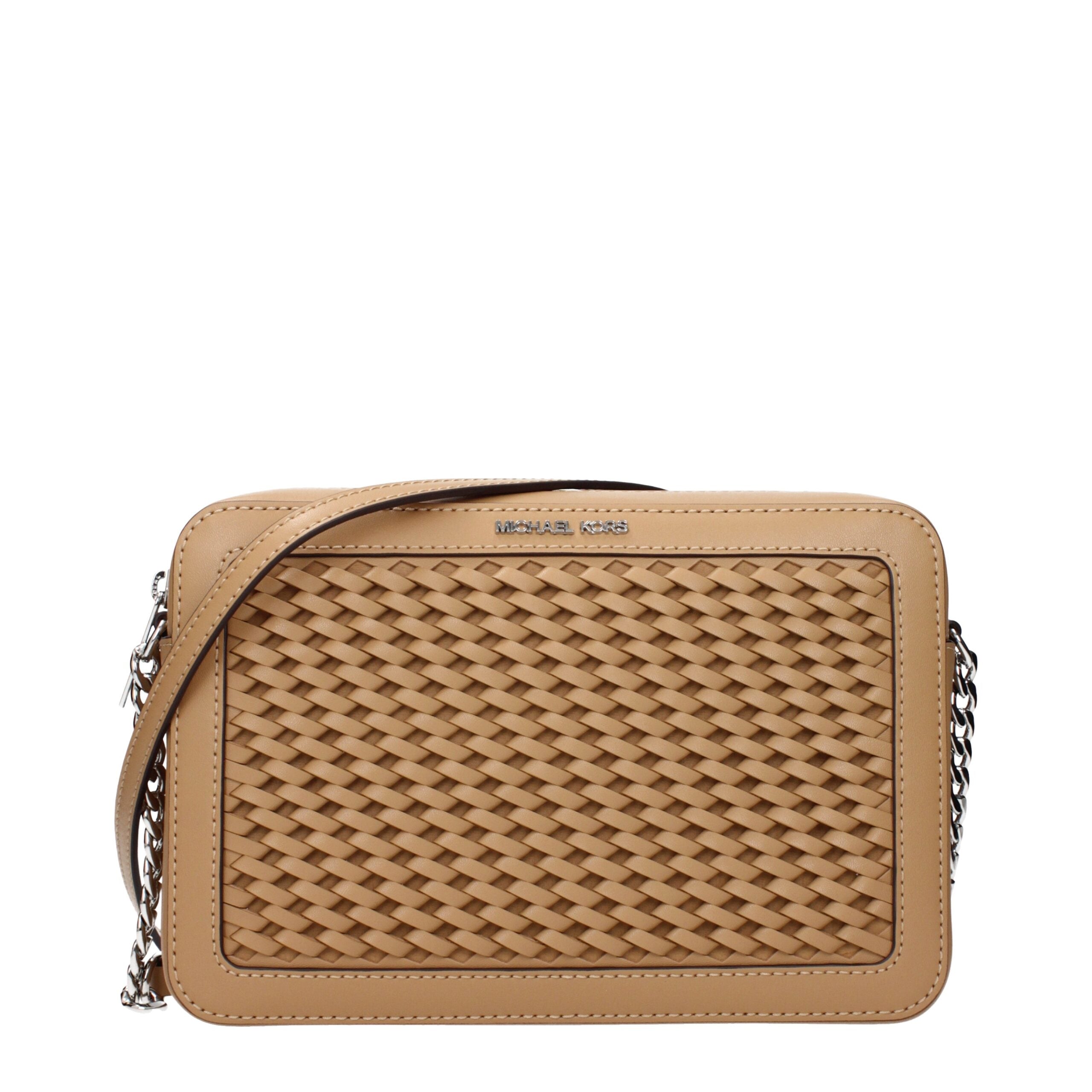 Elevate your style with the Michael Kors Brown Leather Crossbody Bag, a masterpiece of premium craftsmanship that embodies timeless elegance for every occasion.