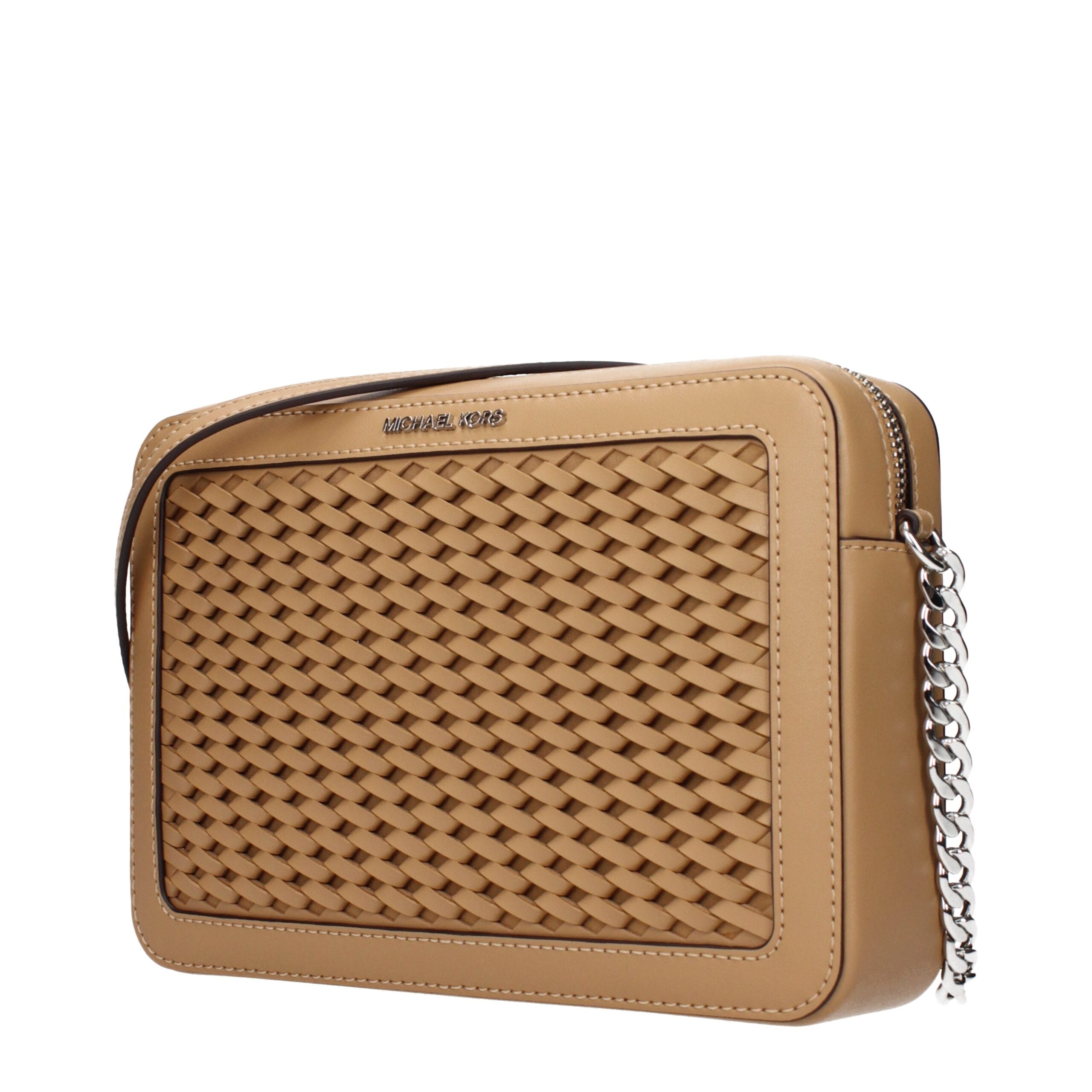 Discover the Michael Kors Brown Leather Crossbody Bag, a masterpiece of premium craftsmanship that embodies timeless elegance for the discerning individual.