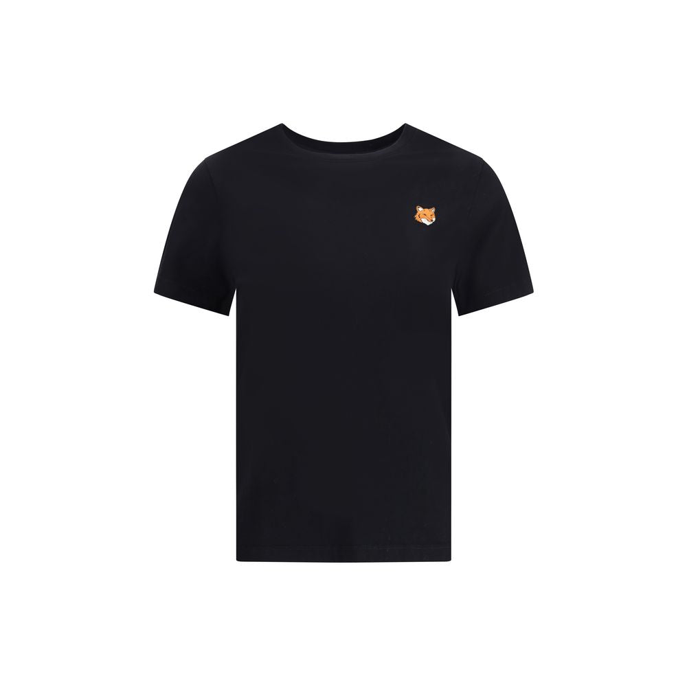 Elevate your wardrobe with the Maison Kitsuné Black Cotton T-Shirt, crafted from sumptuous organic cotton, embodying timeless elegance and refined sophistication for the discerning individual.