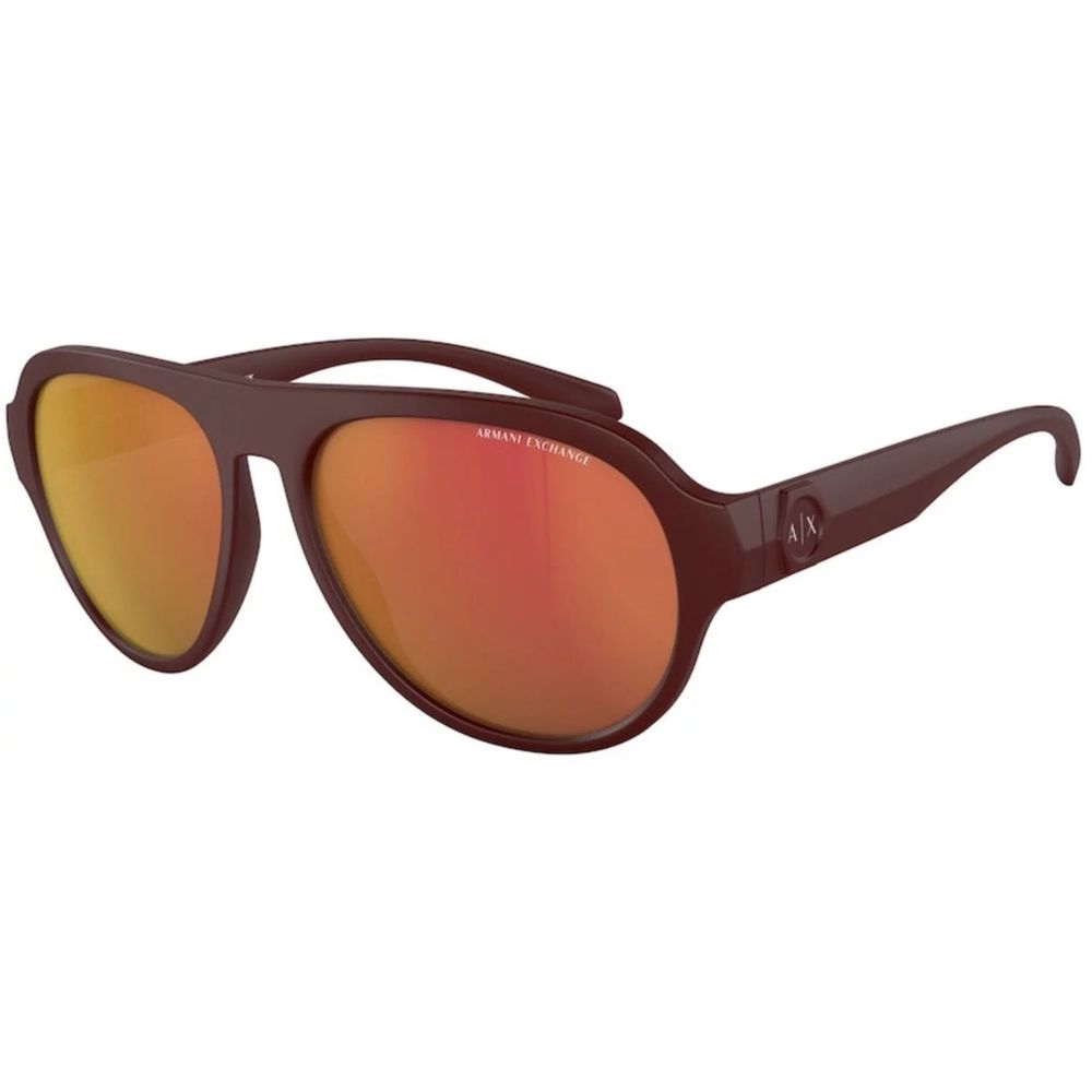 Armani Exchange Brown Acetate Sunglasses - Timeless Luxury Elegance