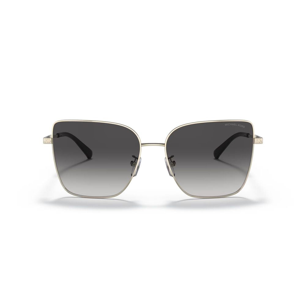 Indulge in the elegance of Michael Kors Gold Metal Sunglasses, where luxurious craftsmanship meets timeless style, perfect for the discerning individual.