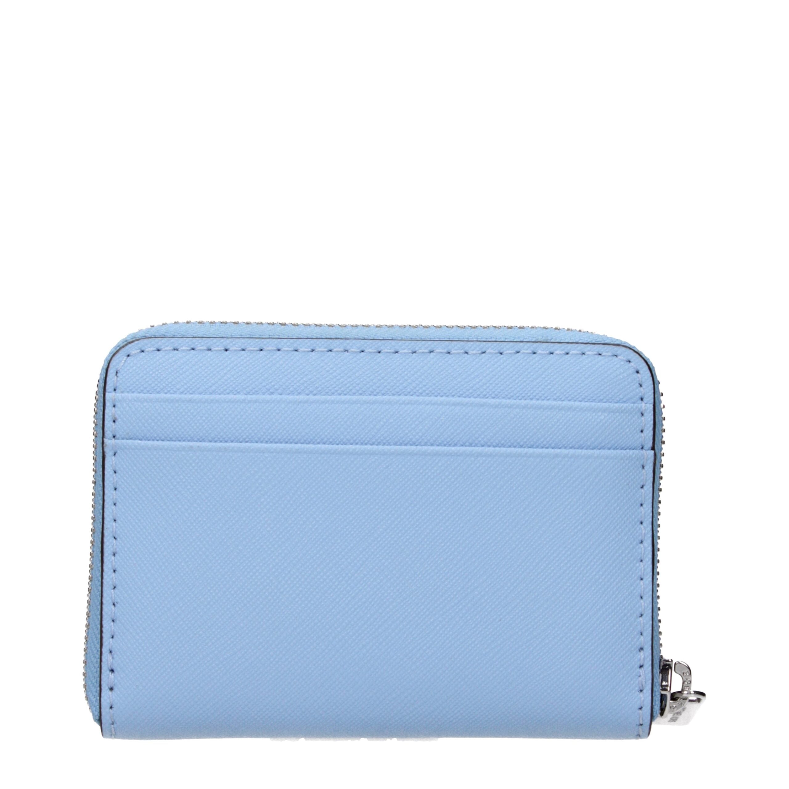 Experience the exquisite elegance of the Michael Kors Light Blue Leather Cardholder, a timeless accessory that embodies luxury and sophistication for every occasion.