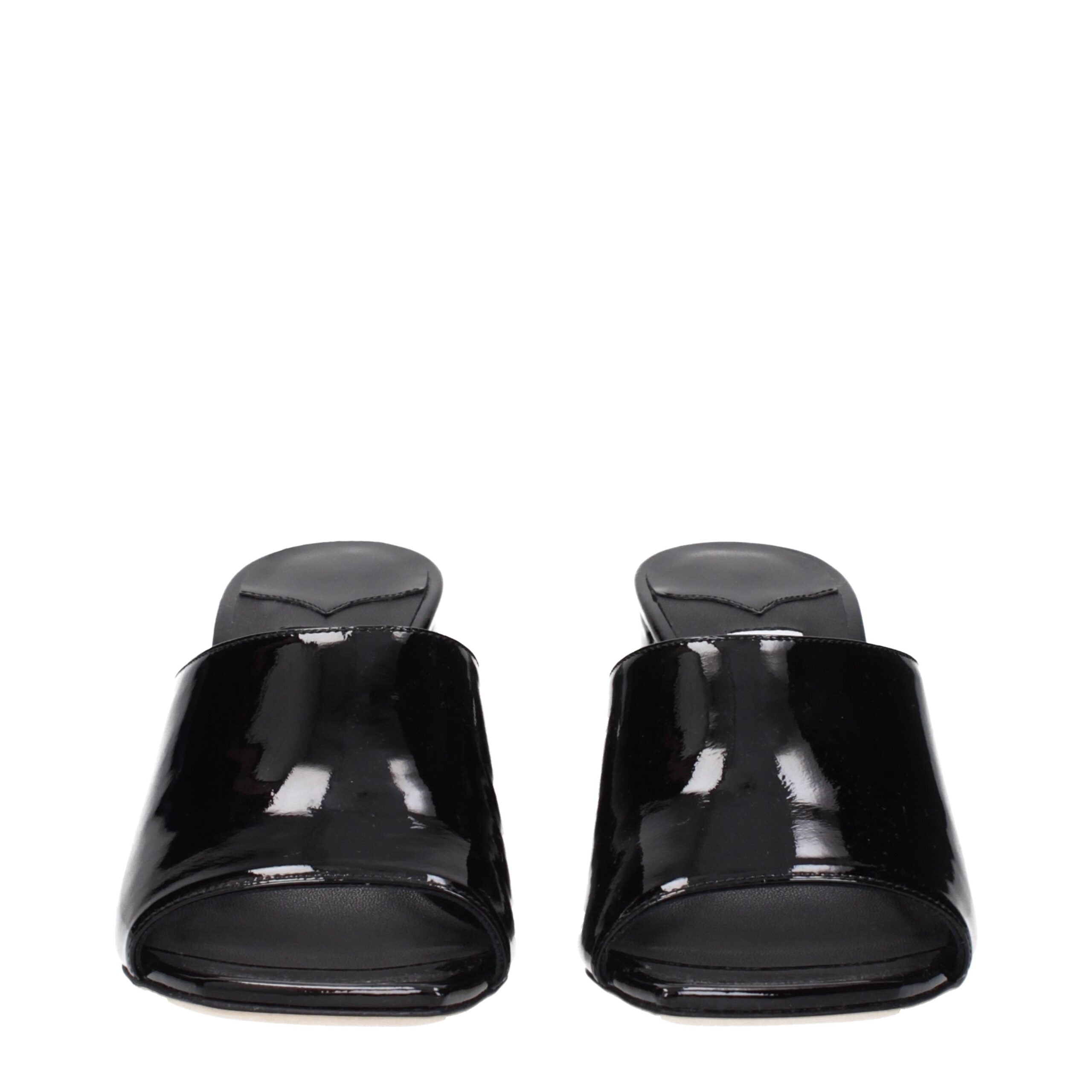 Indulge in the exquisite craftsmanship of Jimmy Choo Black Leather Platform Sandals, where luxurious patent leather meets timeless elegance, perfect for every sophisticated occasion.