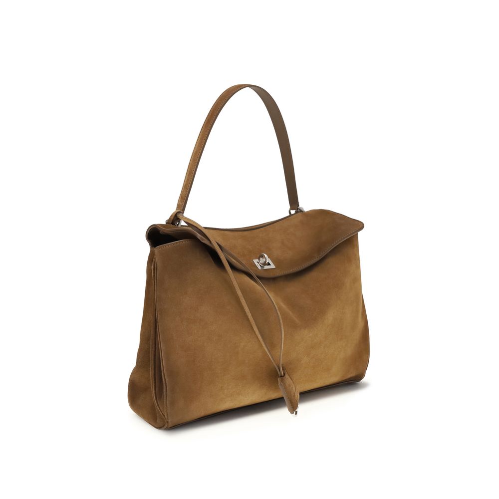 Balenciaga Brown Calf Leather Bos Taurus Shoulder Bag - Couture