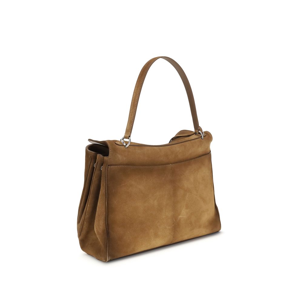 Balenciaga Brown Calf Leather Bos Taurus Shoulder Bag - Couture