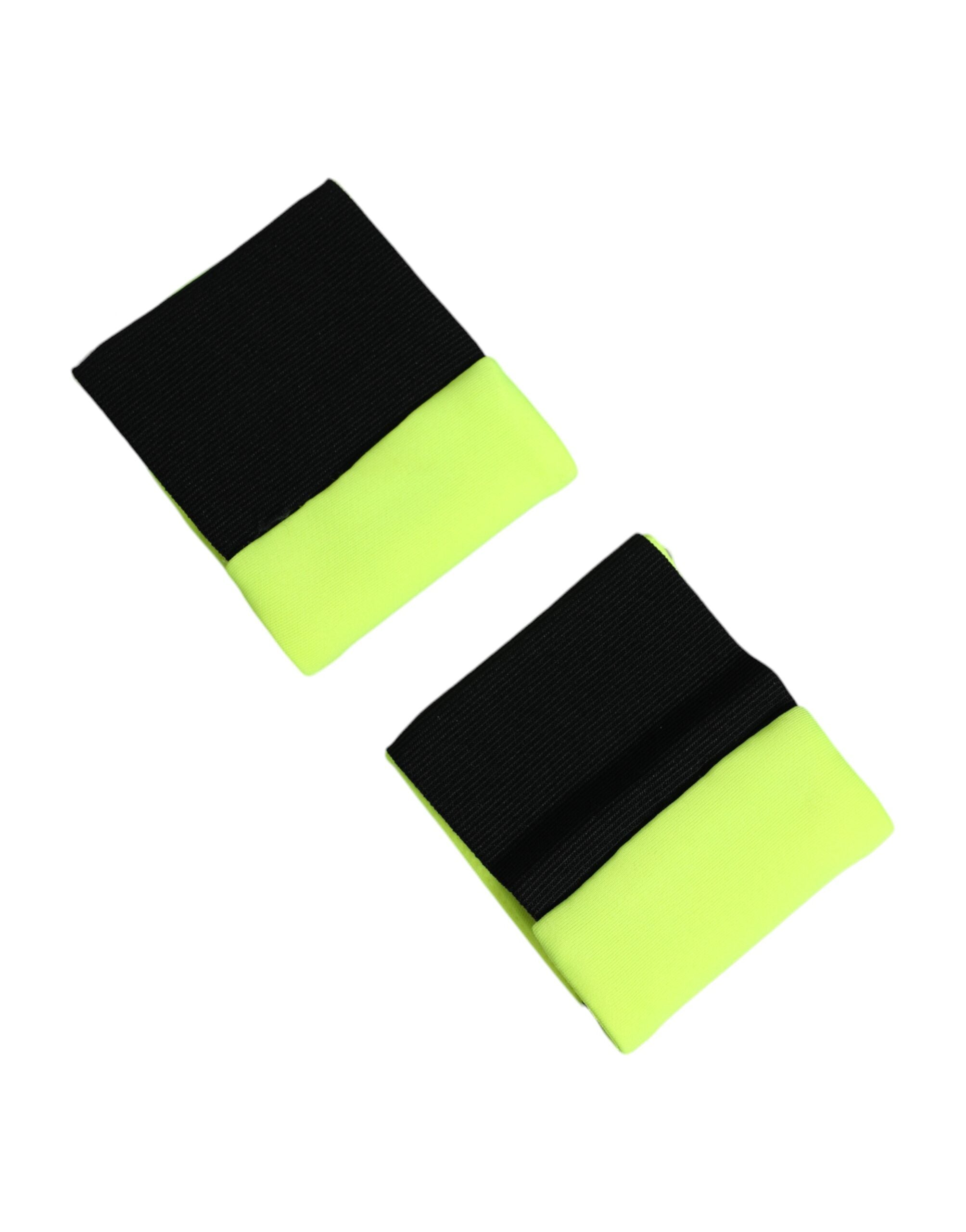Elevate your style with the Dolce & Gabbana Yellow Green DG Logo Wristband, a luxurious blend of vibrant colors and Italian craftsmanship, perfect for the modern connoisseur.