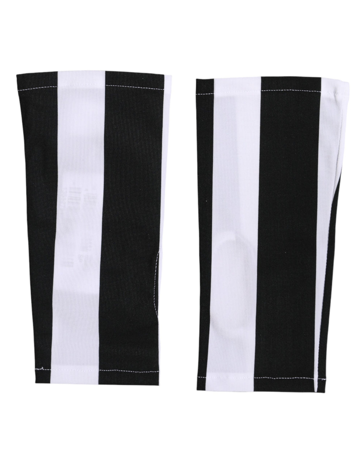 Indulge in the exquisite Dolce & Gabbana Black White Nylon Fingerless Gloves, a rare piece from the exclusive luxe collection, embodying Italian craftsmanship and timeless elegance.