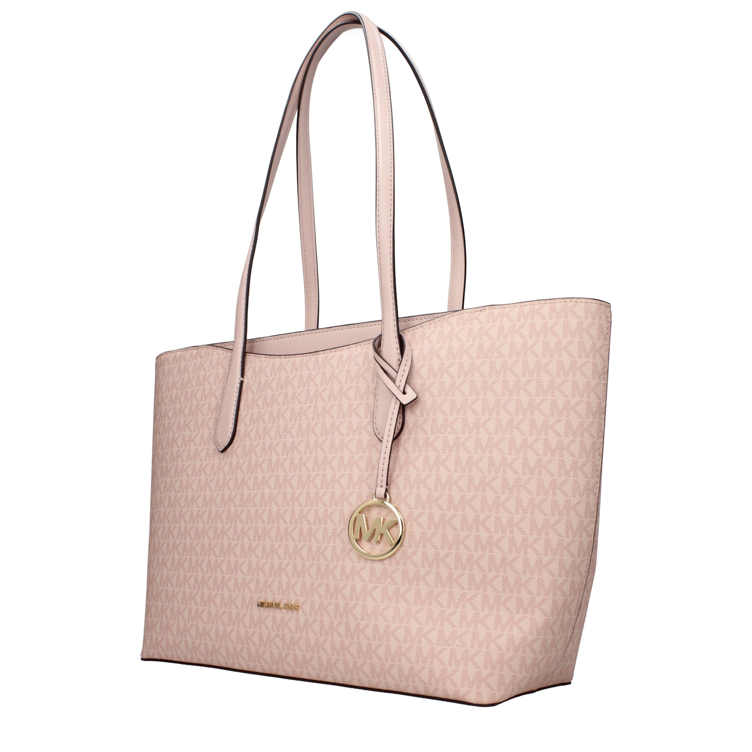 Elevate your elegance with the Michael Kors Pink Fabric Shoulder Bag from the Timeless Elegance collection, a luxurious embodiment of refined craftsmanship and sophisticated style.