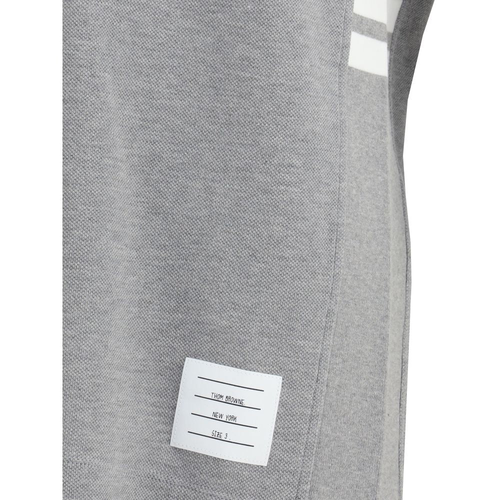 Thom Browne Gray Cotton T-Shirt - Timeless Luxury Essential