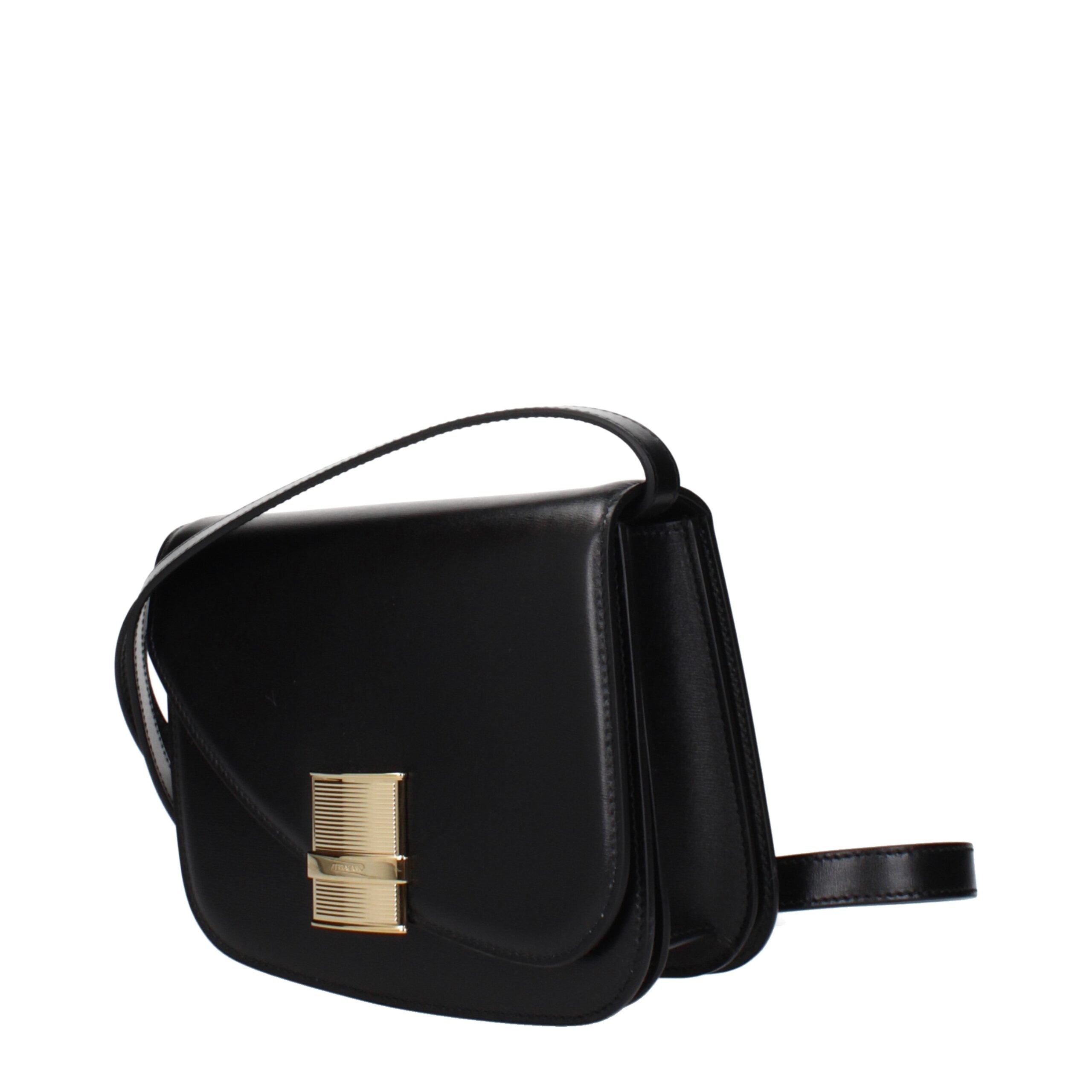 Indulge in the timeless elegance of the Salvatore Ferragamo Black Leather Crossbody Bag, a masterpiece of craftsmanship that elevates every moment with luxurious sophistication.