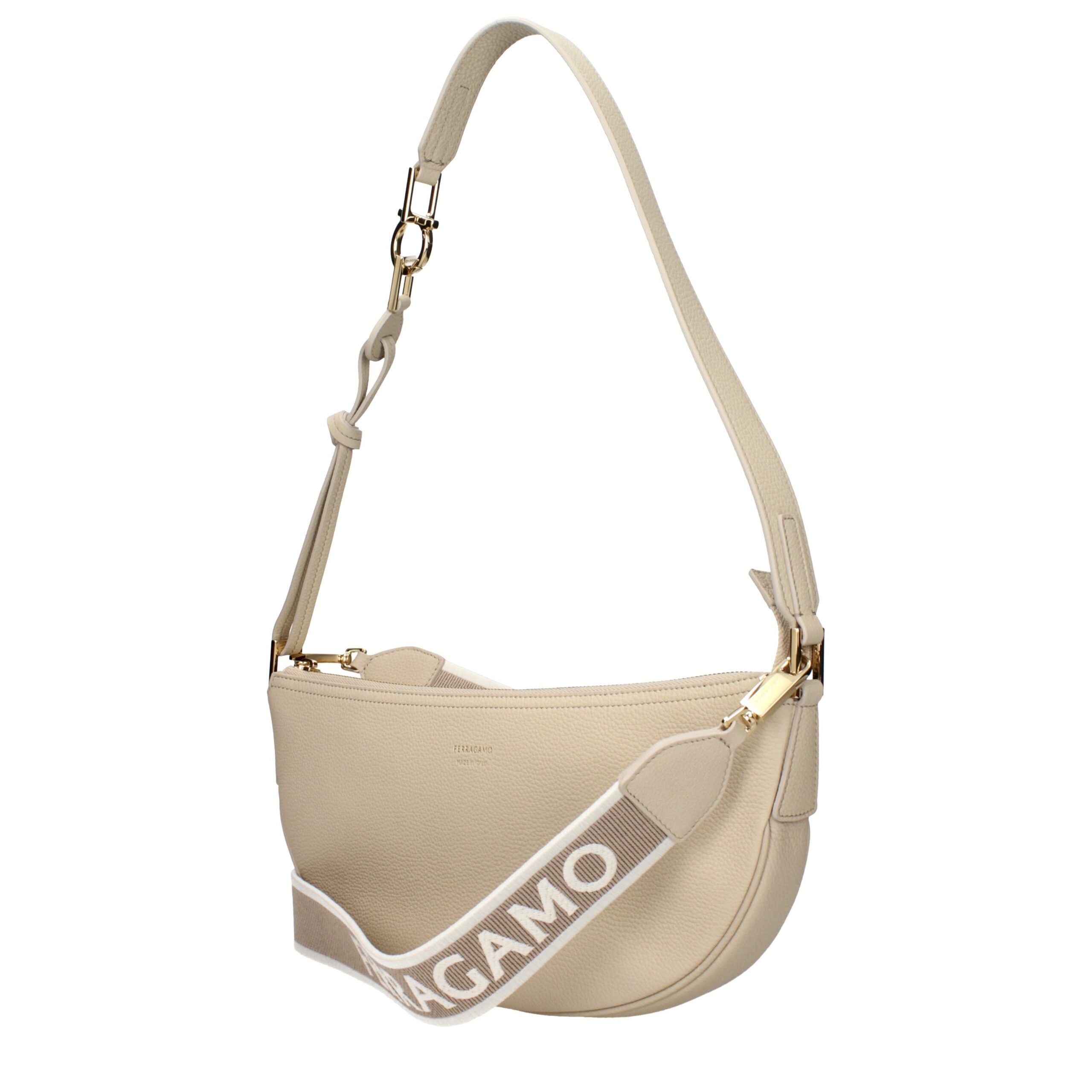 Discover the Salvatore Ferragamo Gray Leather Shoulder Bag, a symbol of artisanal luxury and timeless elegance, perfect for the discerning individual who appreciates exquisite craftsmanship.