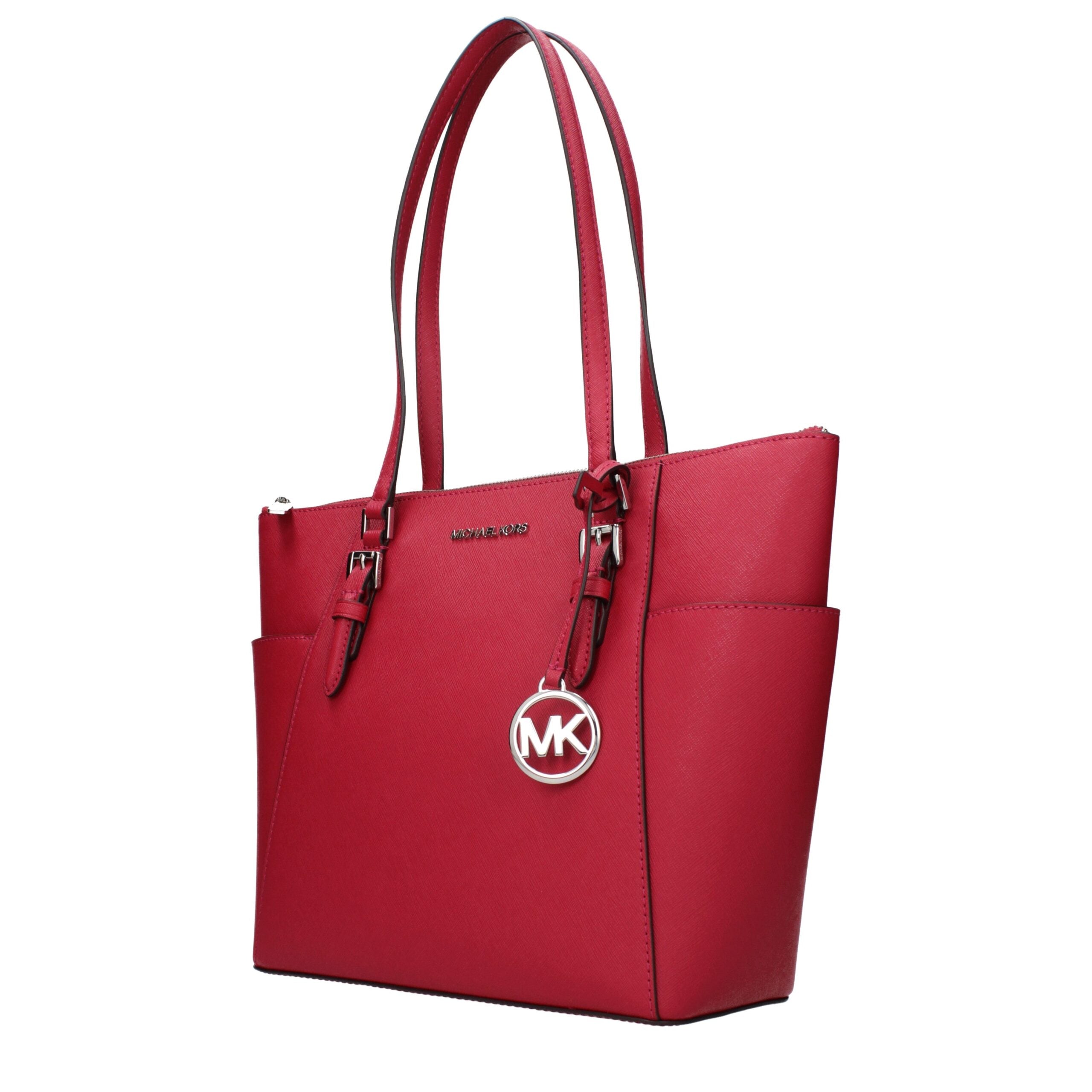 Elevate your style with the Michael Kors Red Leather Shoulder Bag, a masterpiece of exquisite craftsmanship and timeless elegance, perfect for any sophisticated occasion.