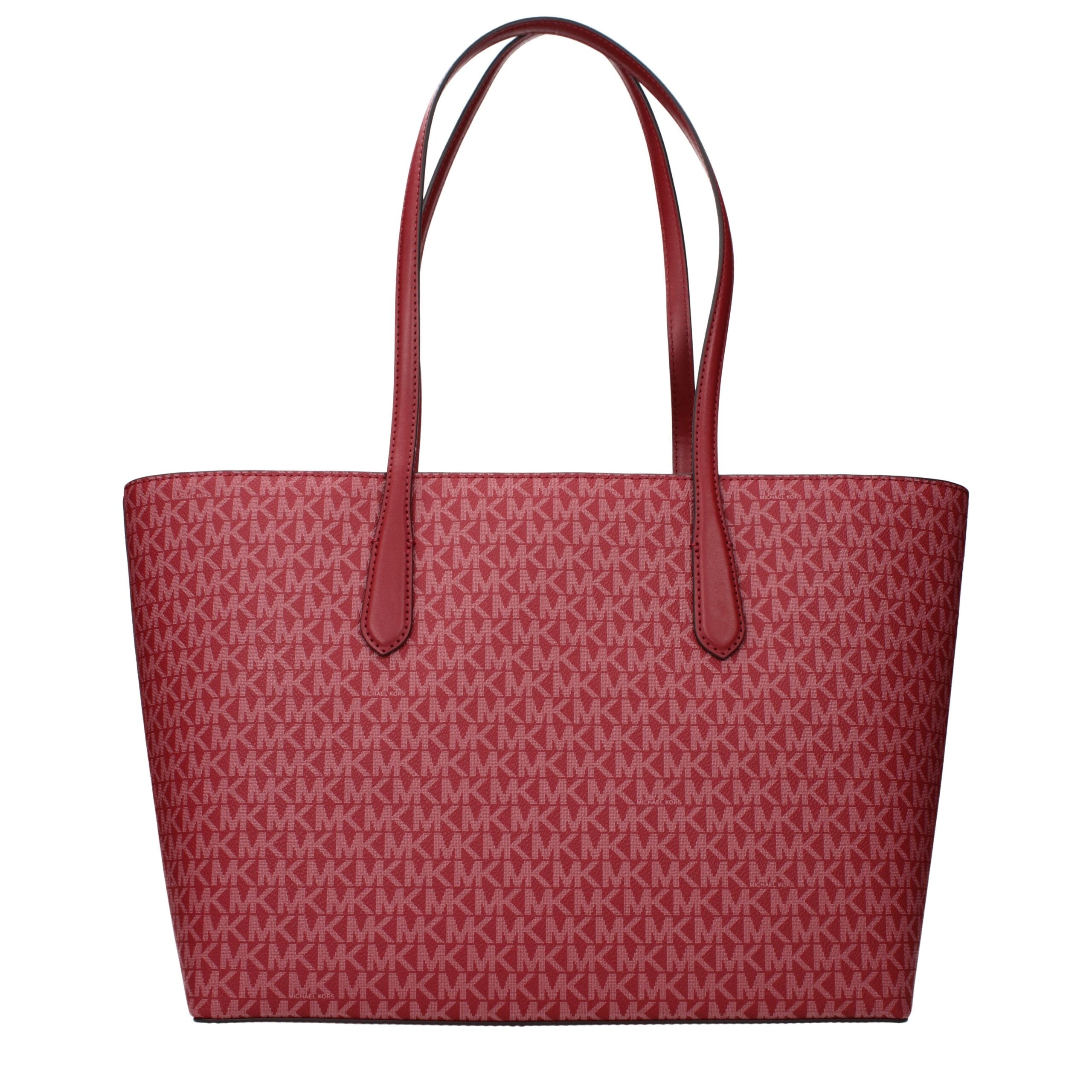 Elevate your style with the Michael Kors Red Fabric Shoulder Bag, a luxurious accessory that embodies exquisite craftsmanship and timeless elegance for every occasion.