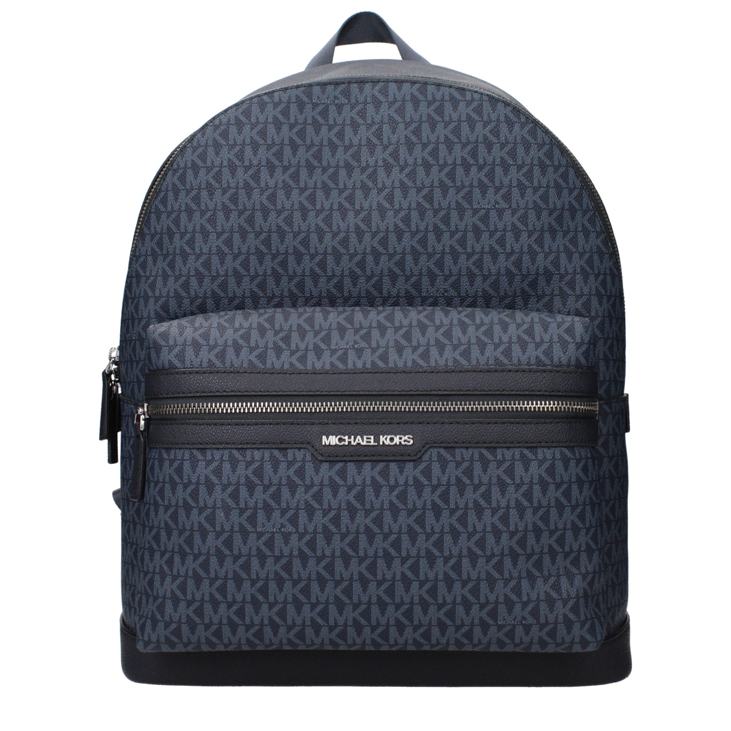 Elevate your style with the Michael Kors Blue Fabric Backpack, a luxurious blend of exquisite craftsmanship and timeless elegance, perfect for the discerning individual.