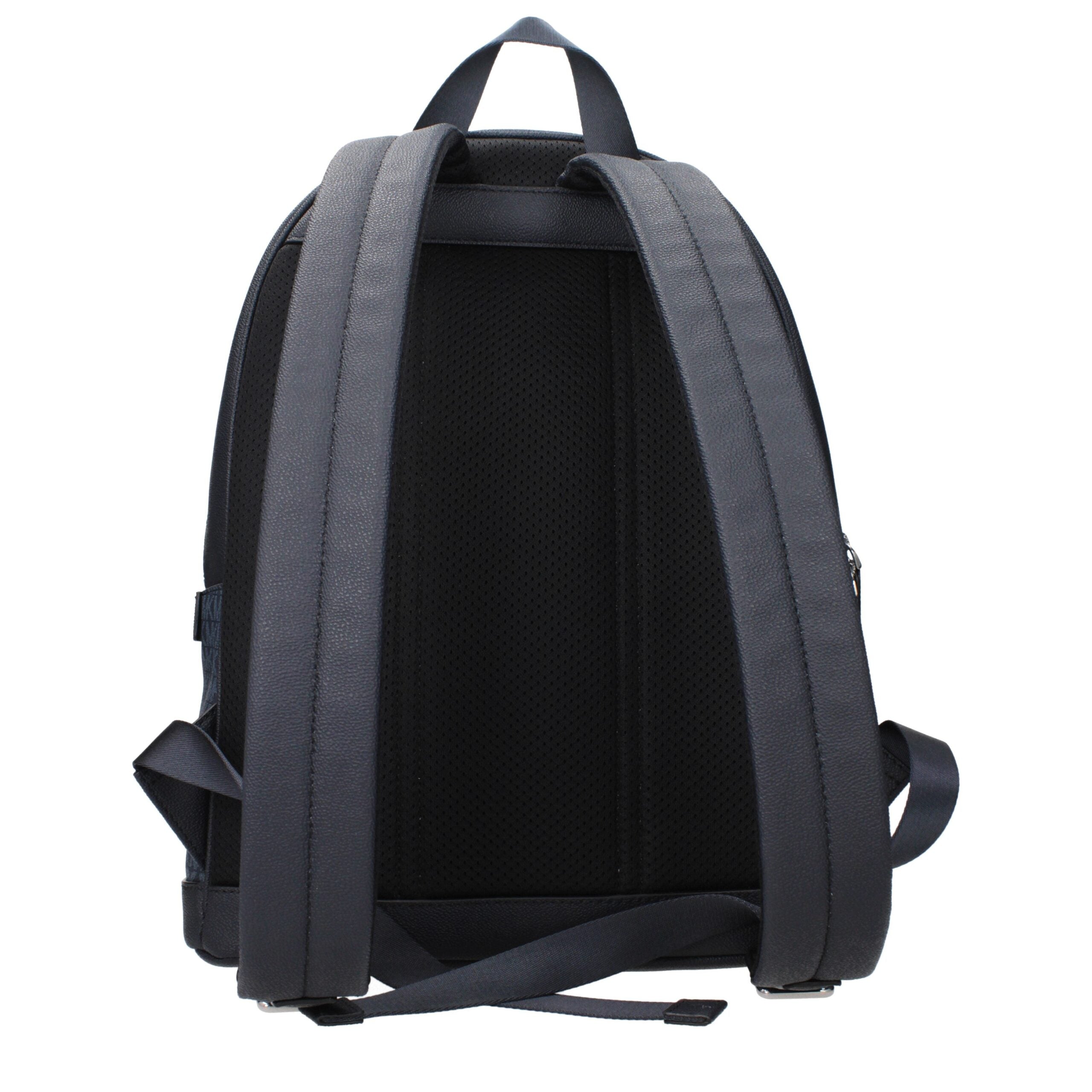 Elevate your style with the Michael Kors Blue Fabric Backpack, a luxurious blend of exquisite craftsmanship and timeless elegance, perfect for the discerning individual.