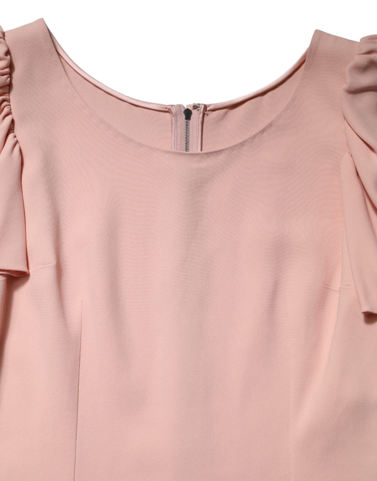Indulge in the exquisite Dolce & Gabbana Pink Short Sleeves Round Neck Blouse Top, a timeless blend of luxurious materials and Italian craftsmanship, perfect for elevating any wardrobe.