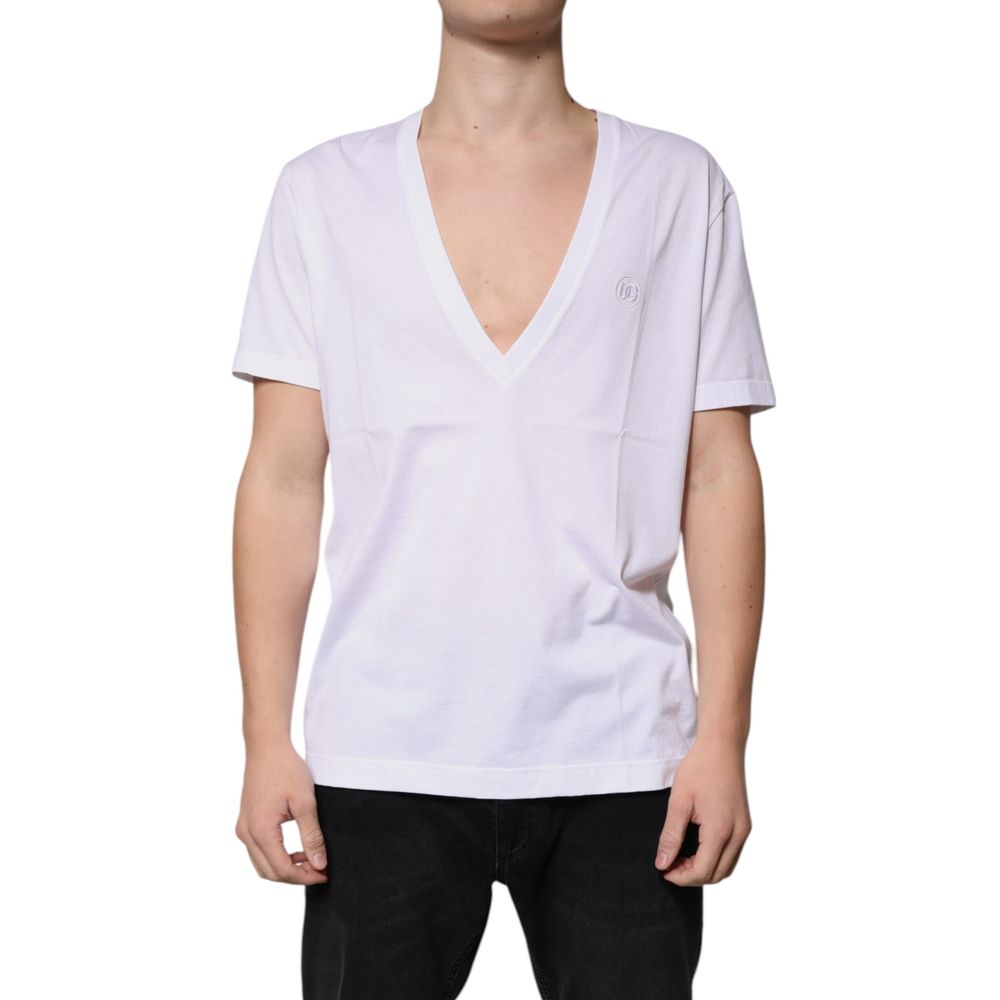 Dolce & Gabbana White Cotton T-Shirt - Timeless Luxury Essential