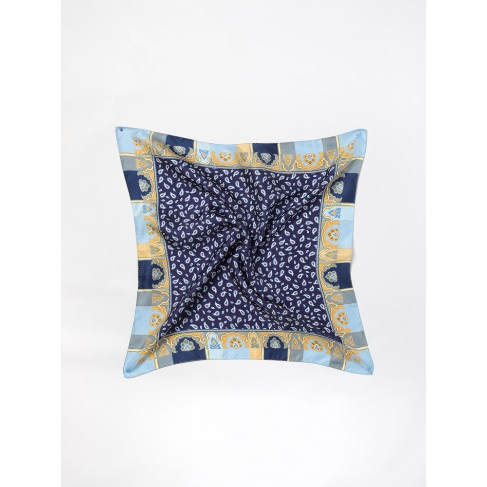 Etro Blue Silk Foulard - Exquisite Luxury for the Discerning