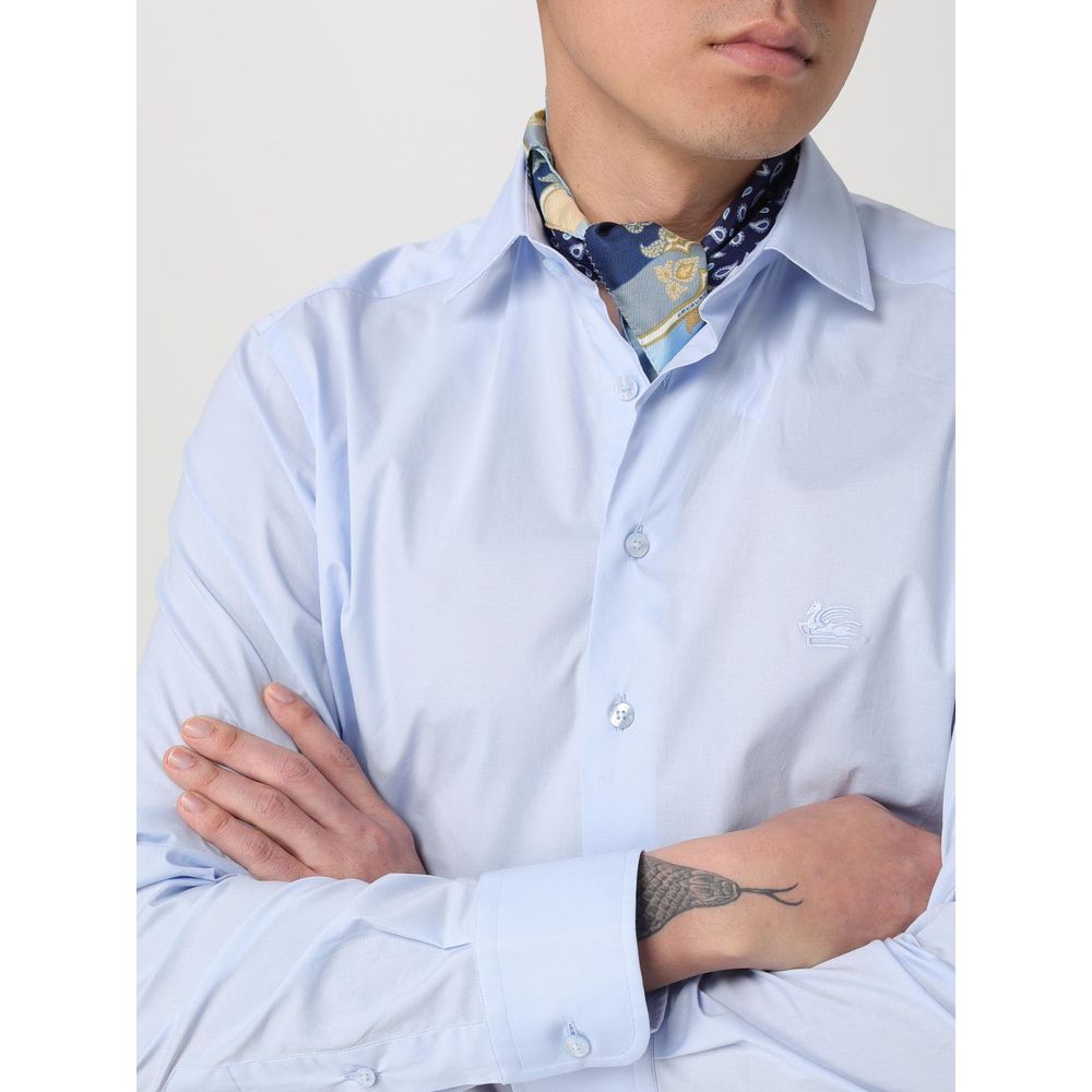 Etro Blue Silk Foulard - Exquisite Luxury for the Discerning
