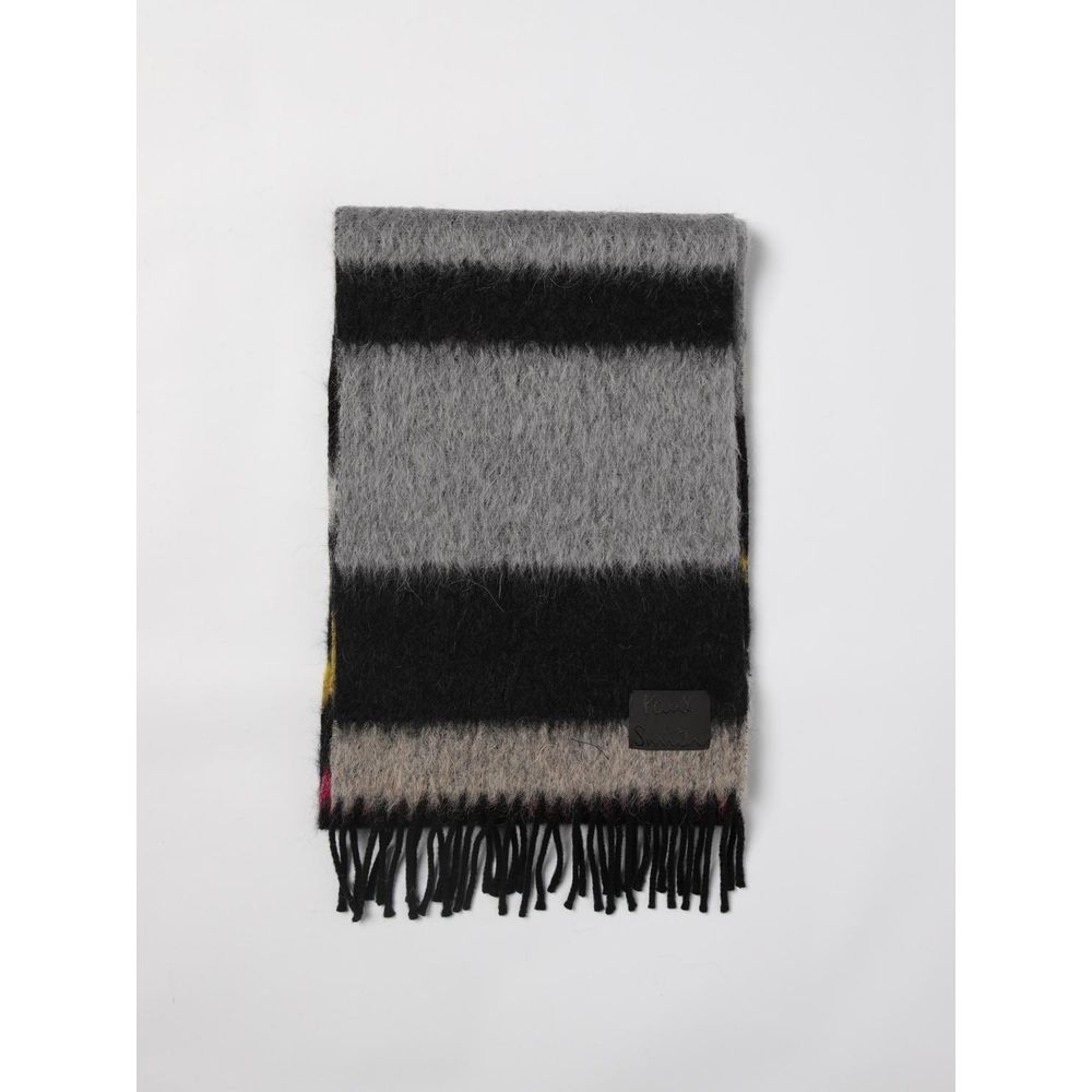 Paul Smith Gray Wool Scarf – Timeless Luxury Accessory