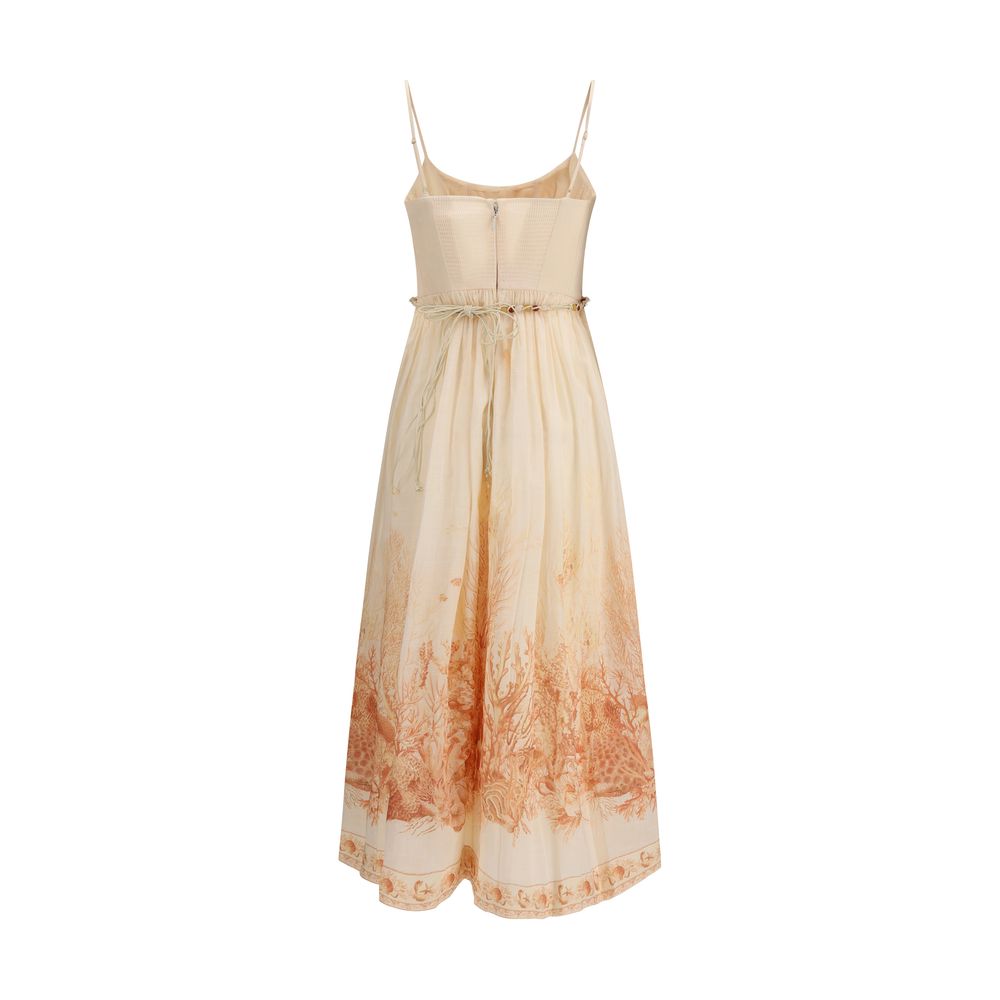 Zimmermann Multicolor Cotton Long Dress - Resort 2026 Collection