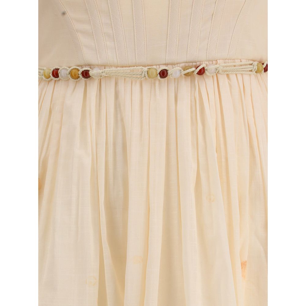 Zimmermann Multicolor Cotton Long Dress - Resort 2026 Collection