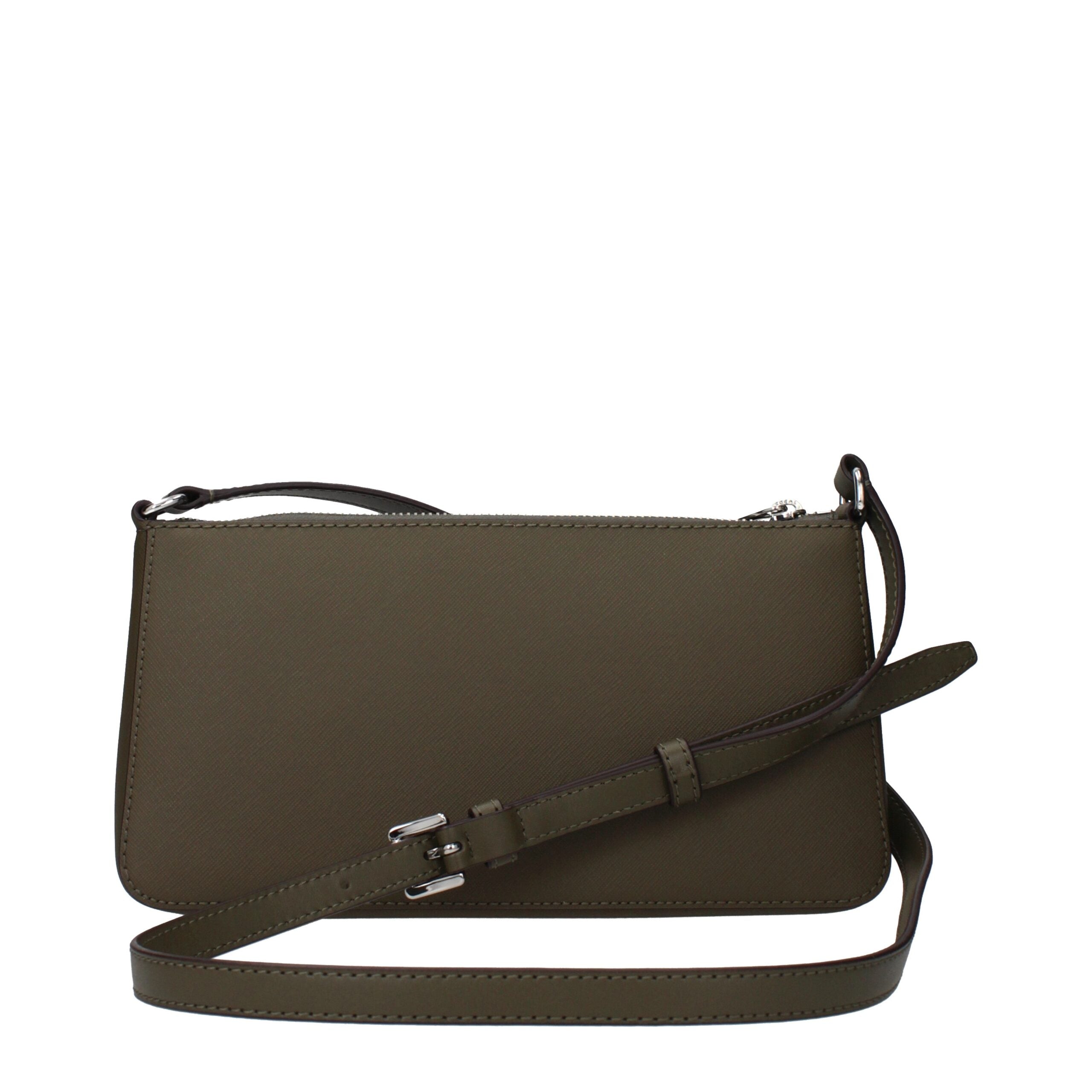 Elevate your style with the Michael Kors Green Fabric Crossbody Bag, a luxurious blend of elegance and functionality, perfect for the sophisticated individual.