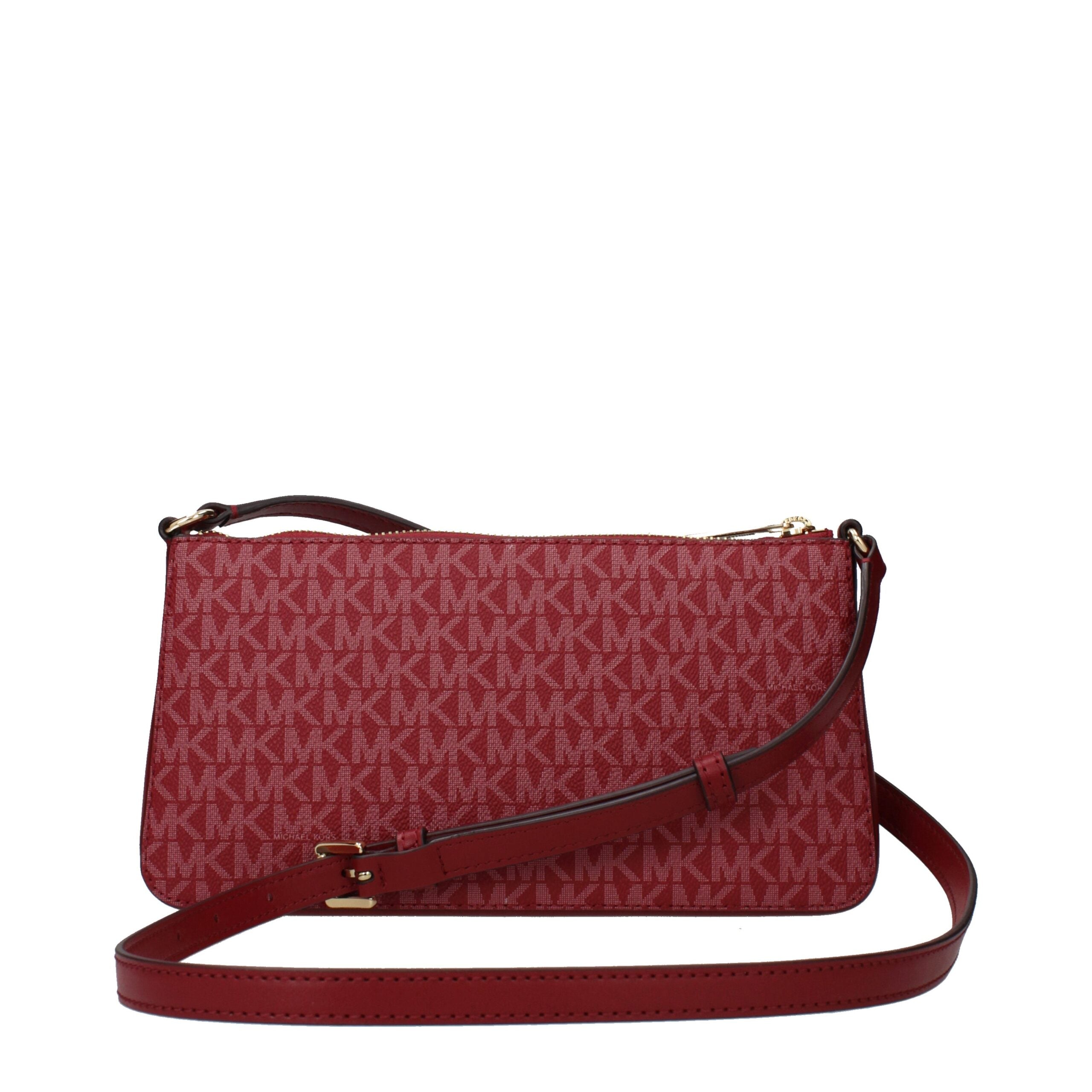 Discover the Michael Kors Red Fabric Crossbody Bag, a luxurious statement piece that epitomizes elegance and sophistication for the discerning individual.