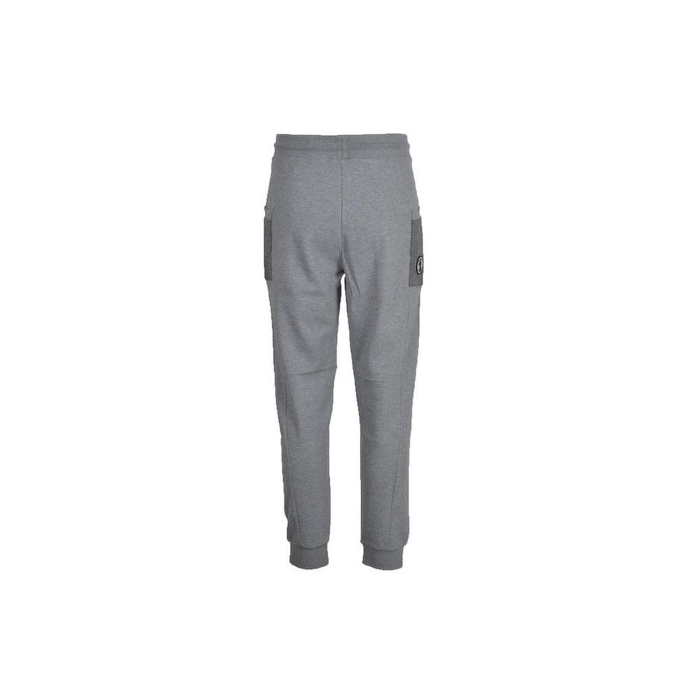 Bikkembergs Gray Cotton Joggers – Luxury Artisan Sportswear