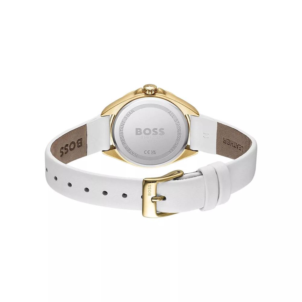Hugo Boss White Stainless Steel Dress Watch - Timeless Couture