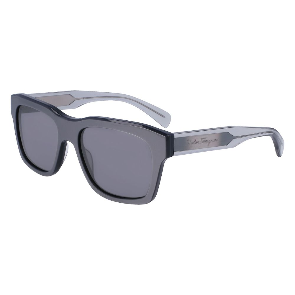 Ferragamo Gray Acetate Sunglasses – Timeless Luxury Eyewear