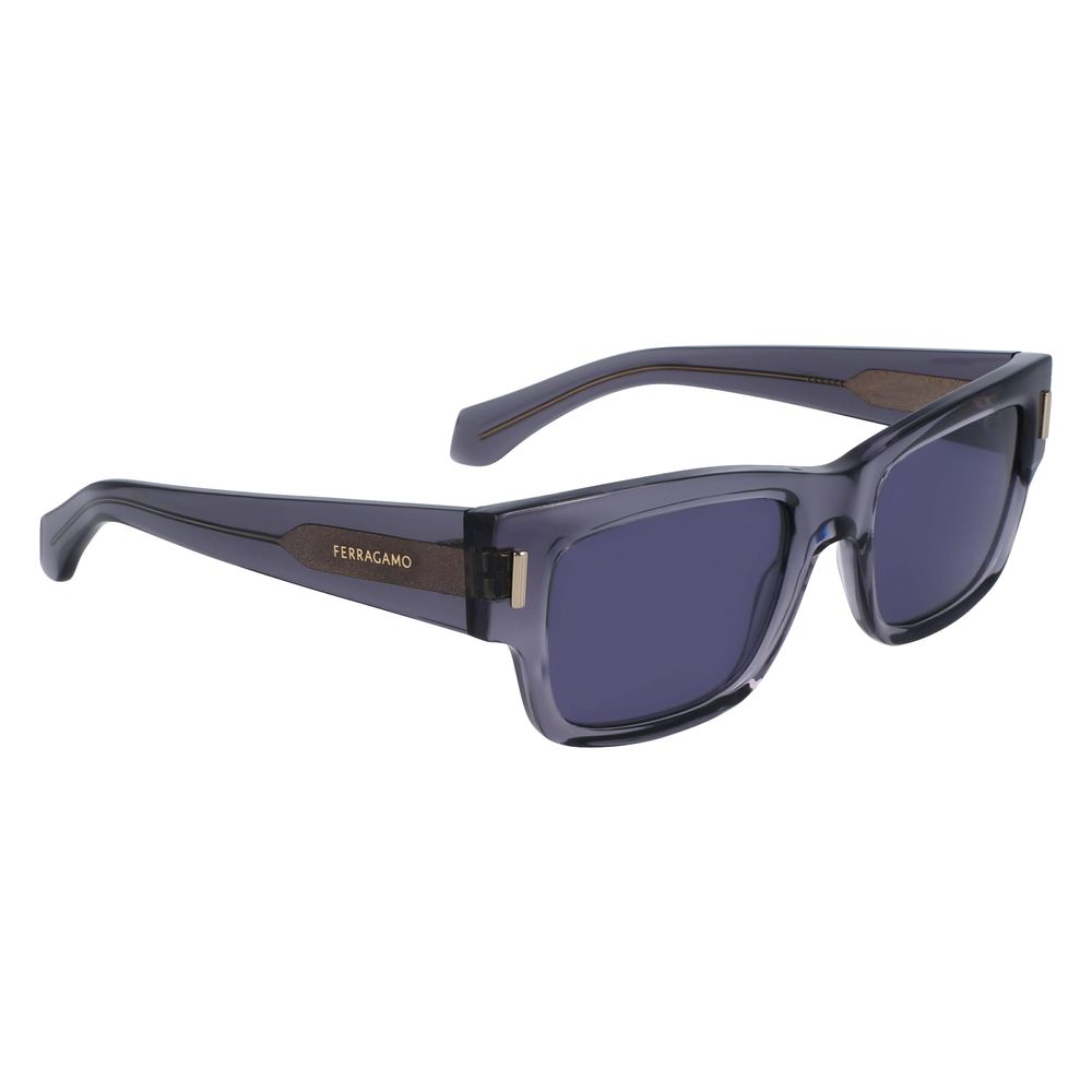 Ferragamo Gray Acetate Sunglasses – Timeless Luxury Accessory