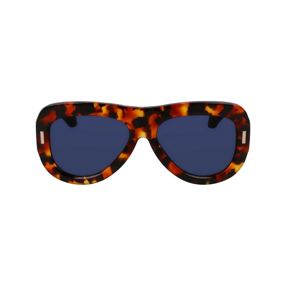 Ferragamo Brown Acetate Sunglasses