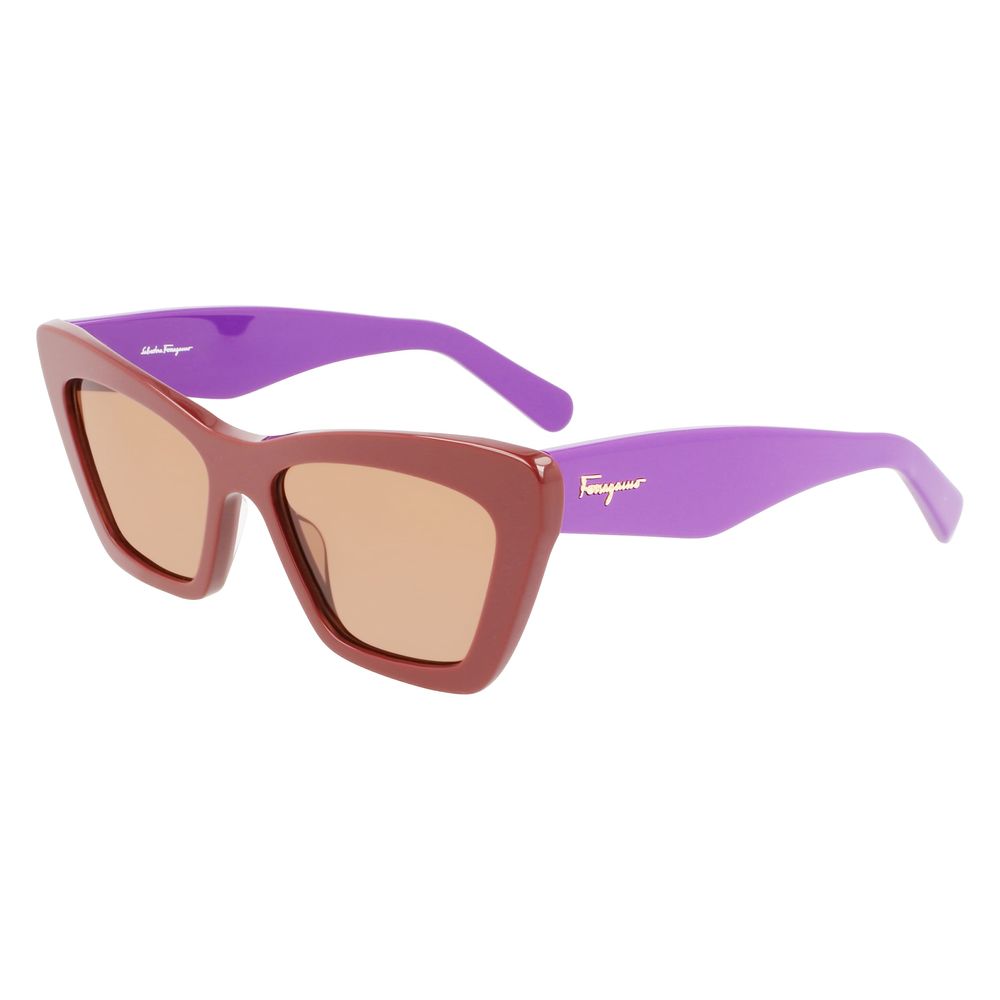 Discover the Ferragamo Brown Acetate Sunglasses, a timeless luxury accessory that embodies exquisite craftsmanship and elevates your style with effortless sophistication.