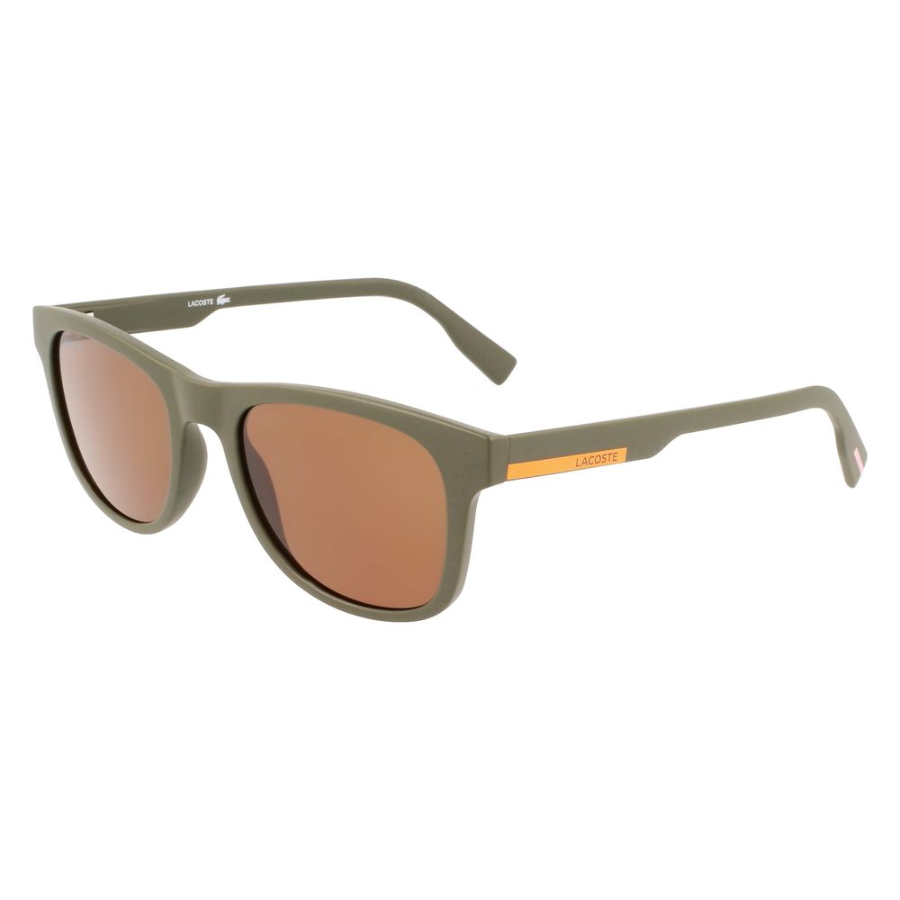 Indulge in the exquisite craftsmanship of Lacoste Brown Injected Sunglasses, where luxurious materials meet timeless design for a statement of refined sophistication.