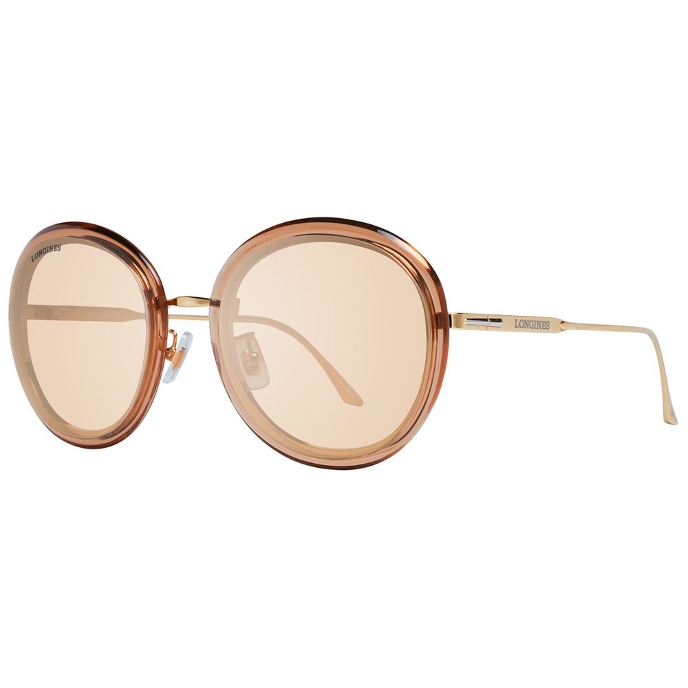 Indulge in the exquisite Longines Brown Metal Sunglasses, where timeless craftsmanship meets luxurious design, elevating your allure for any occasion.