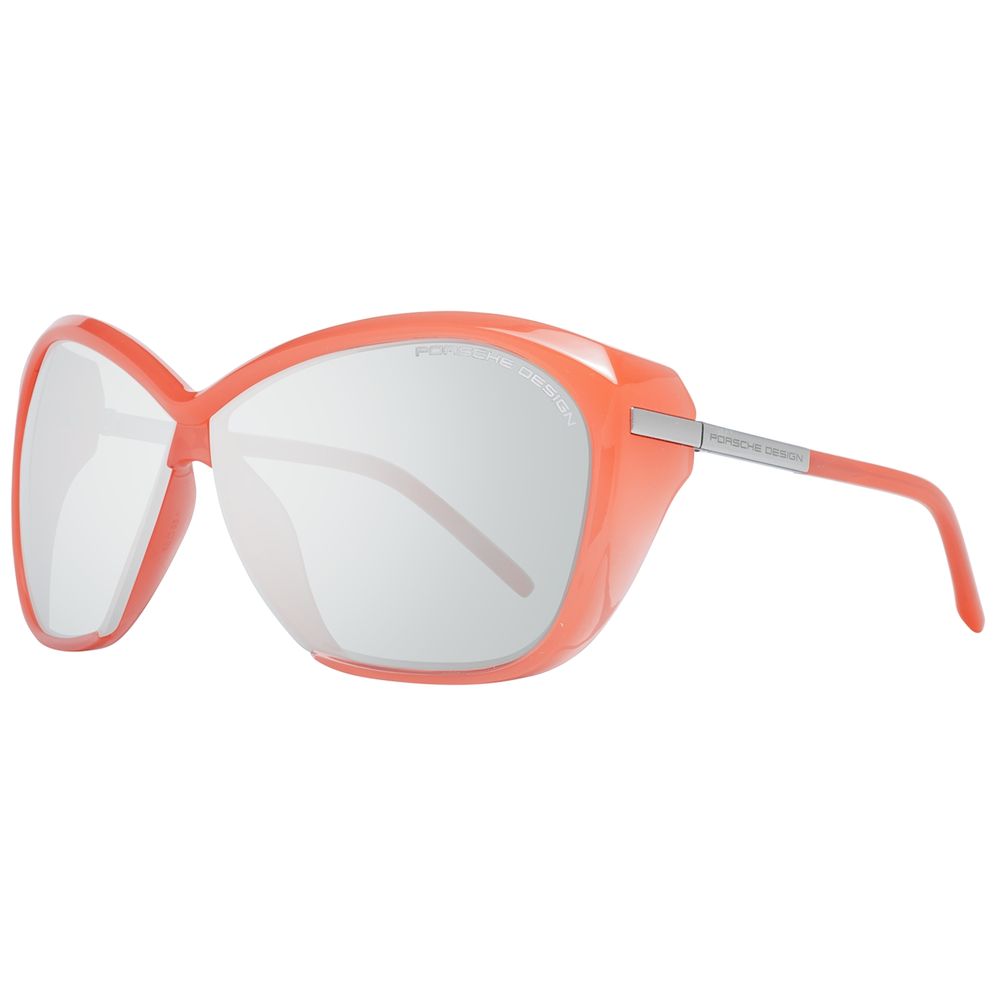 Elevate your style with Porsche Design Orange Polyamide Sunglasses, where exquisite craftsmanship meets vibrant elegance, offering unparalleled comfort and UV protection.