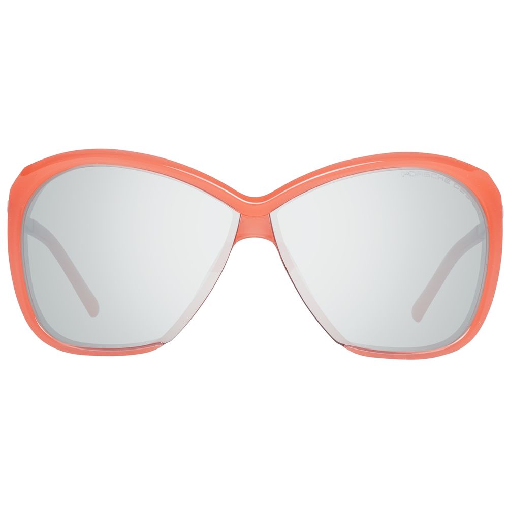 Elevate your style with Porsche Design Orange Polyamide Sunglasses, where exquisite craftsmanship meets vibrant elegance, offering unparalleled comfort and UV protection.