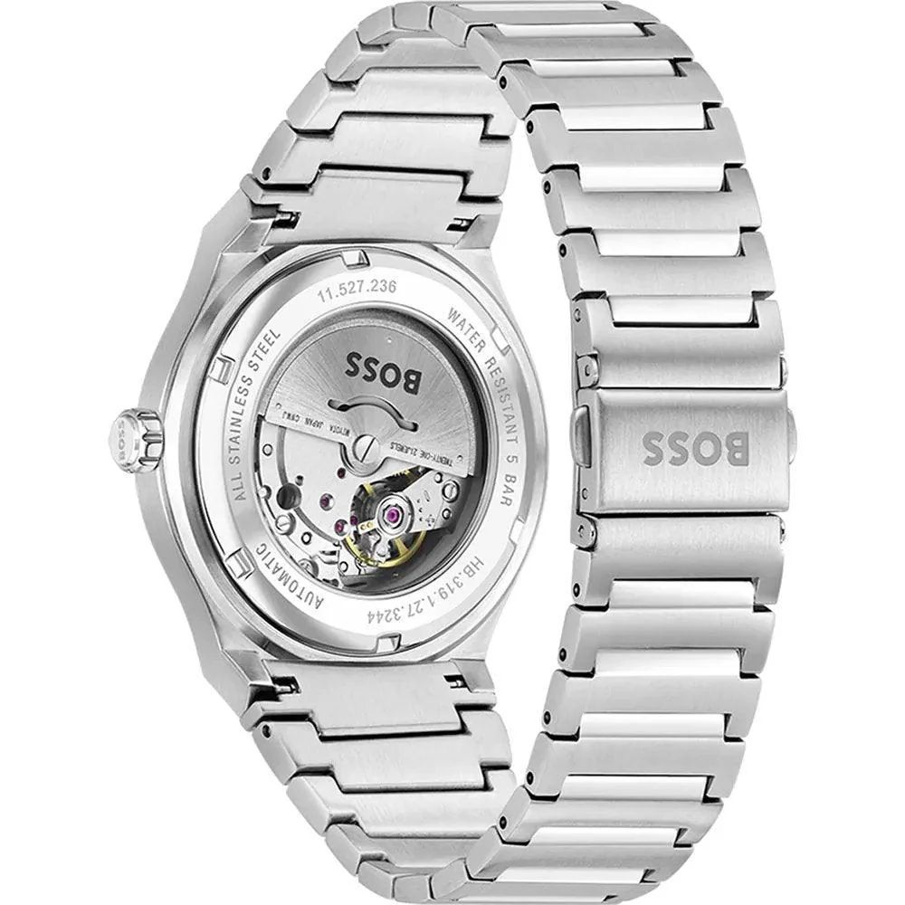 Hugo Boss Gray Stainless Steel Dress Watch - Timeless Couture