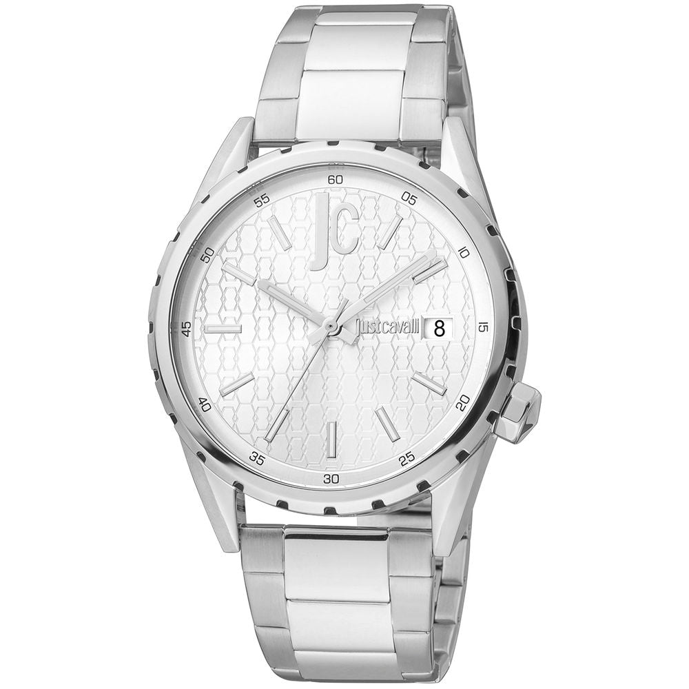 Discover the Just Cavalli Gray Stainless Steel Dress Watch, a timeless emblem of luxury and sophistication, perfect for those who appreciate exquisite craftsmanship and elegant style.