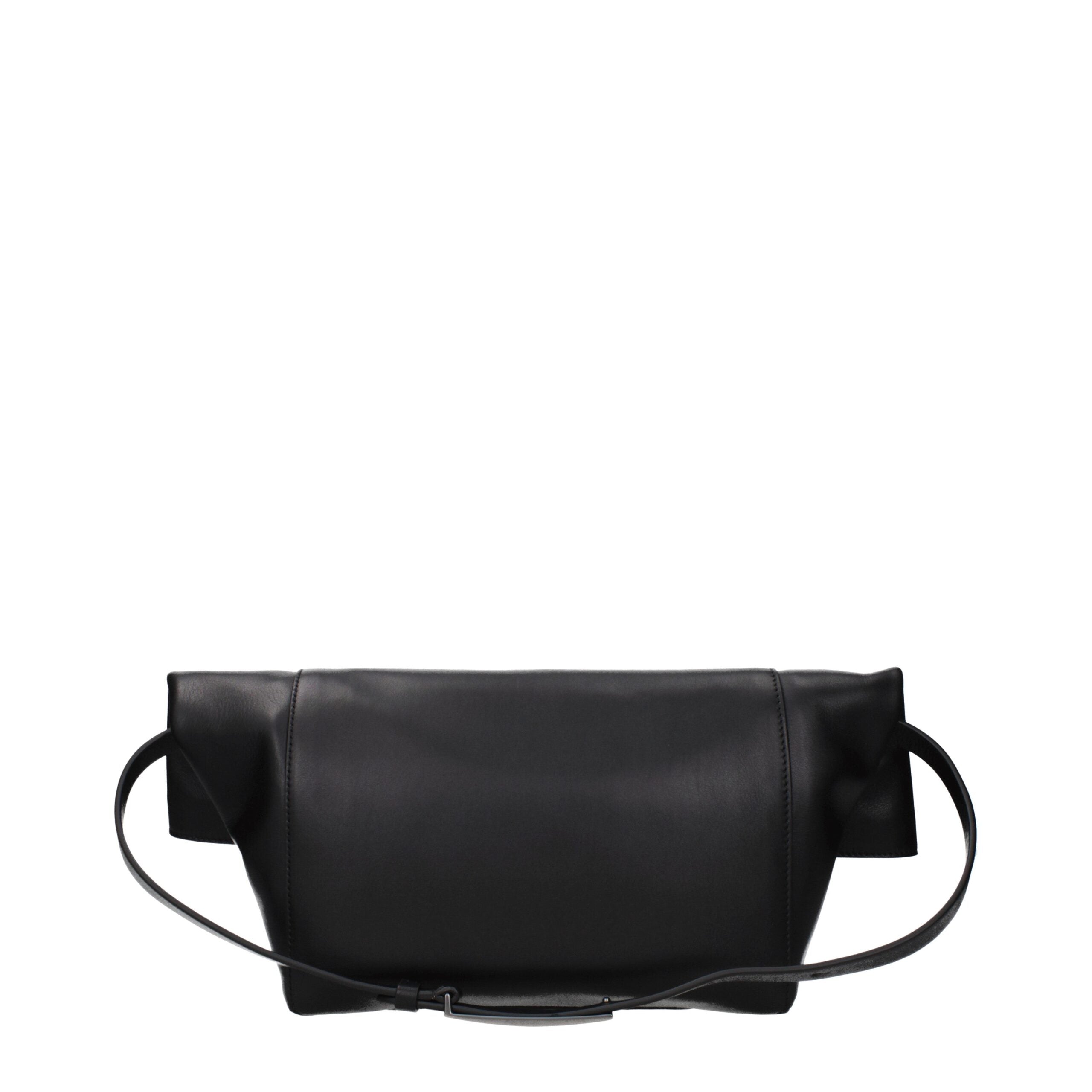 Max Mara Black Leather Shoulder Bag