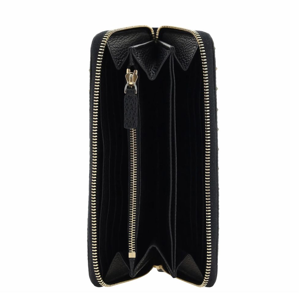 Valentino Garavani Black Calfskin Wallet