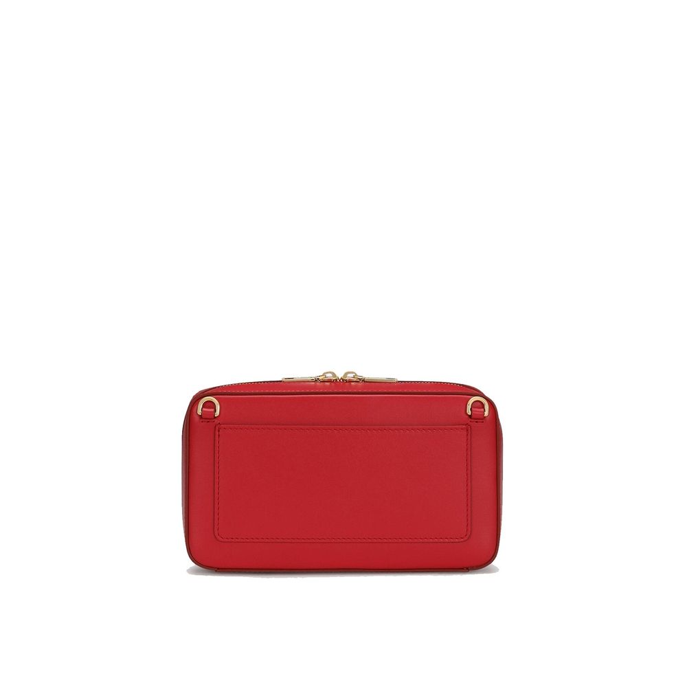 Dolce & Gabbana Red Calfskin Crossbody Bag