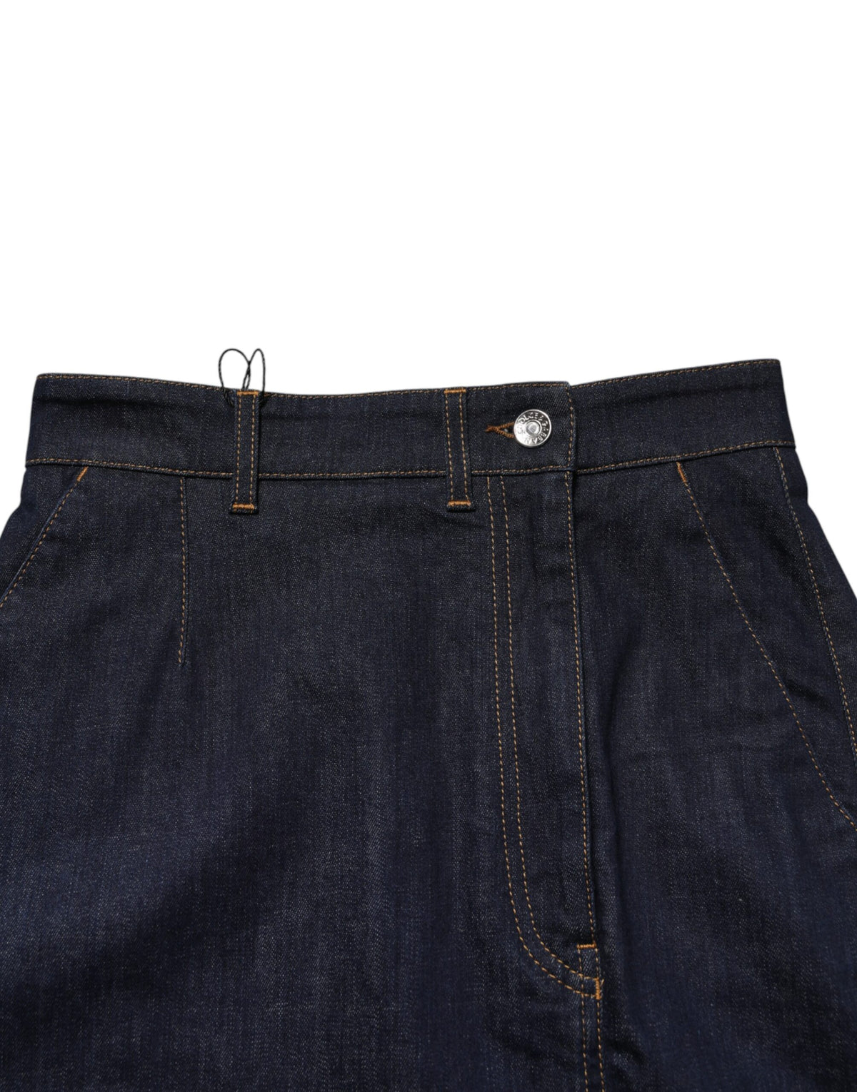 Dolce & Gabbana A-line Denim Midi Skirt - Exquisite Italian Luxury
