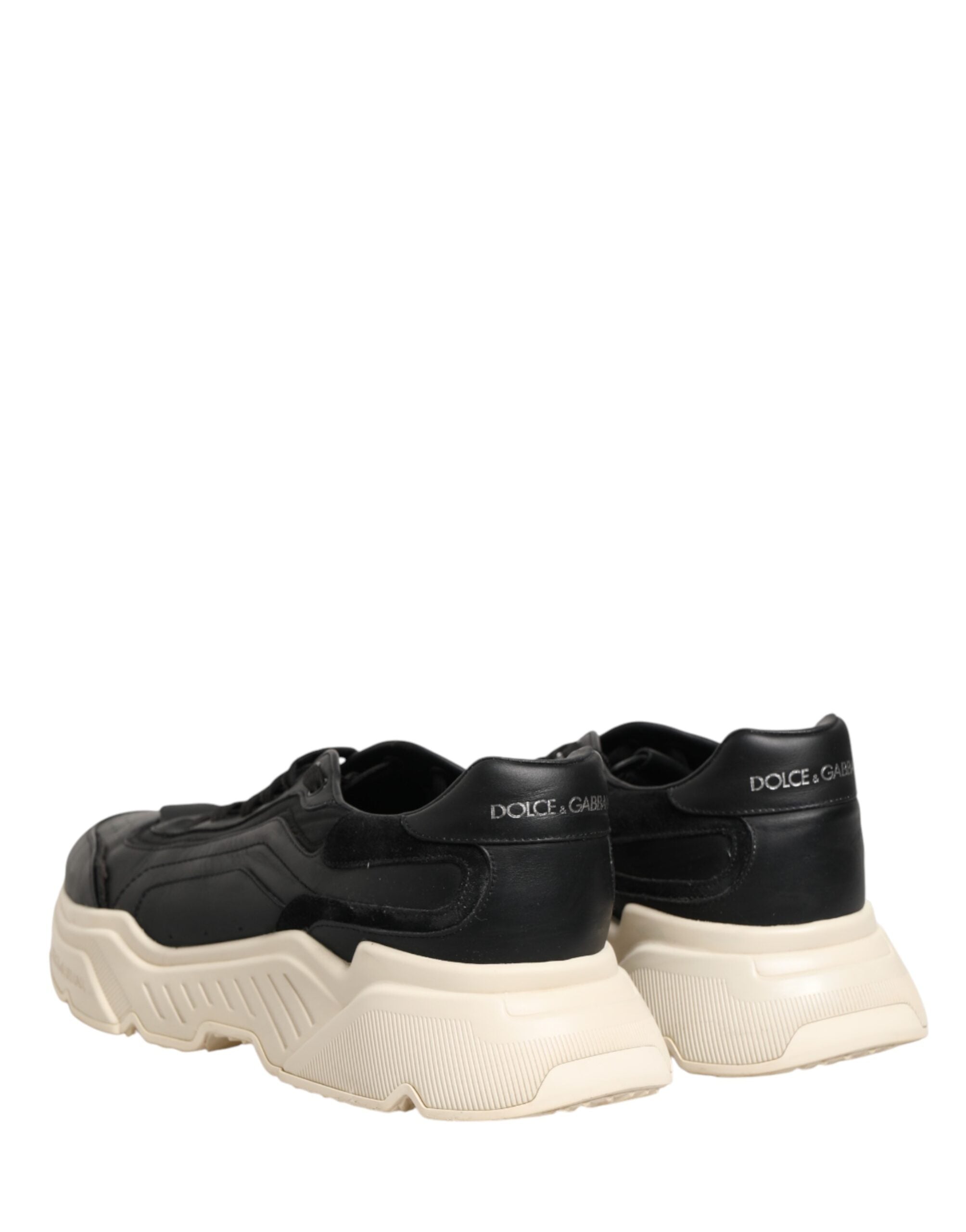 Dolce & Gabbana Black White Daymaster Low Top Sneakers Shoes