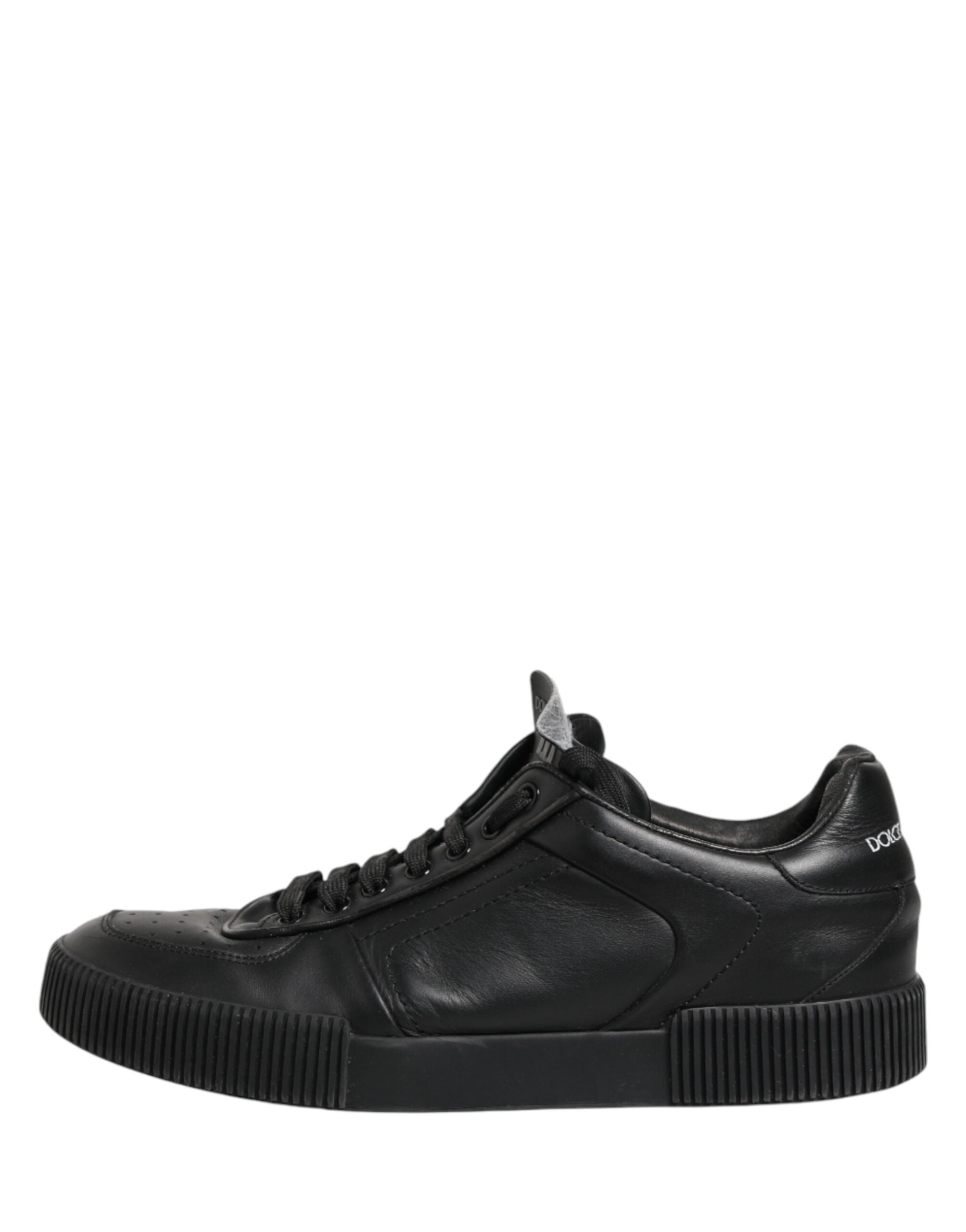 Dolce & Gabbana Black MIAMI Calf Low Top Men Sneakers Shoes