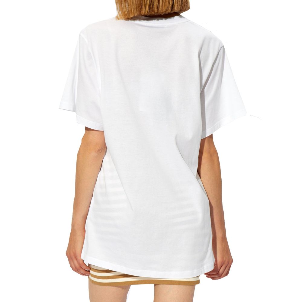 Max Mara White Cotton T-Shirt